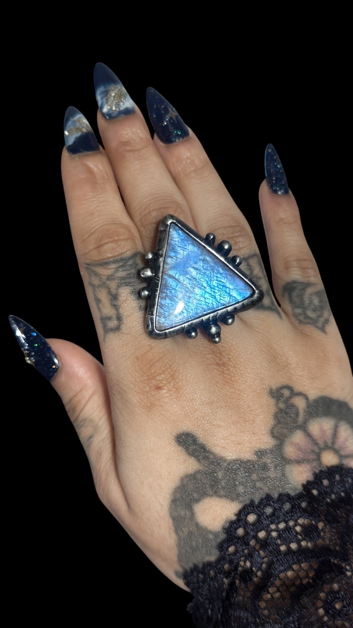 Kiran | Moonstone Adjustable Ring