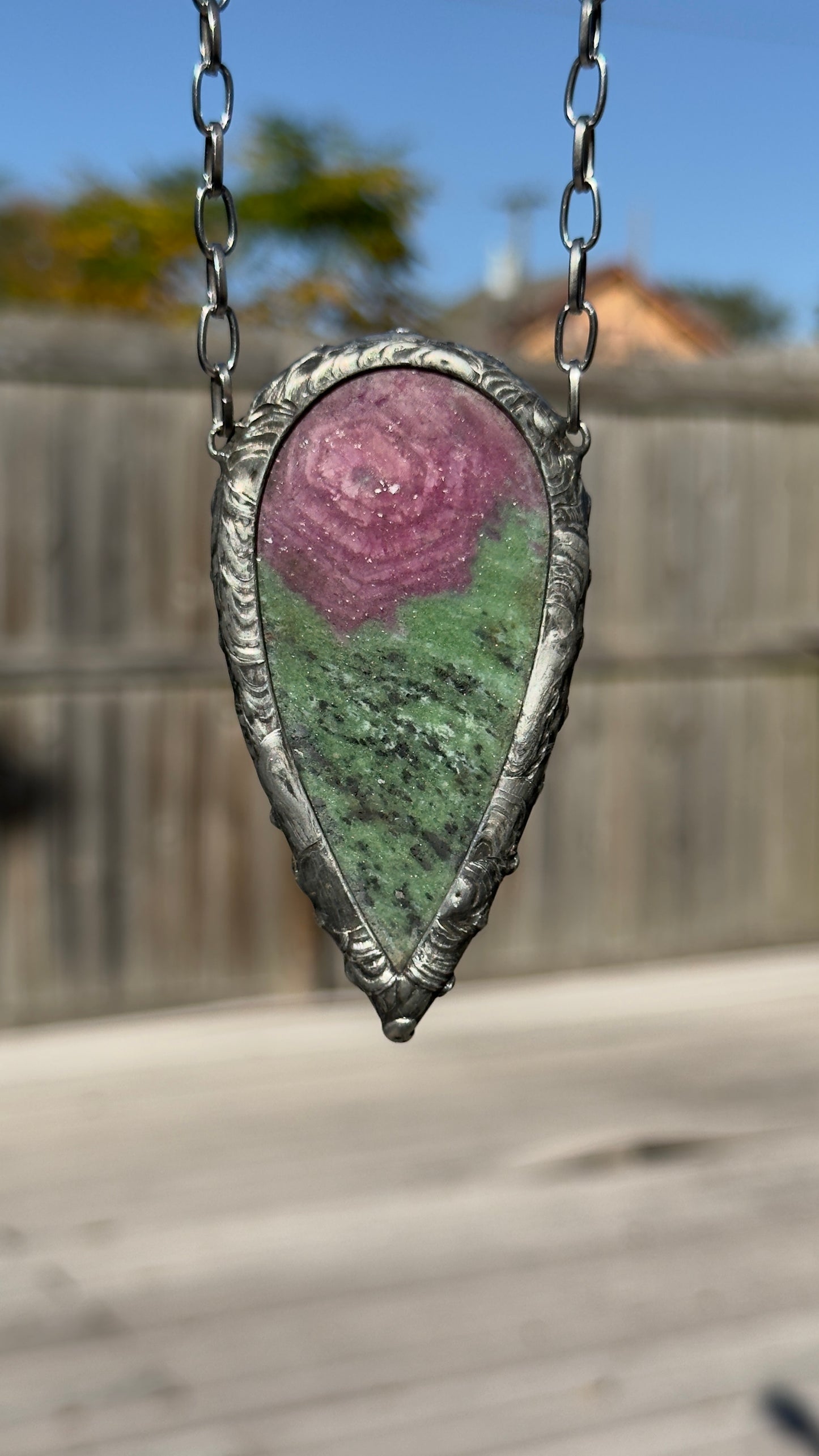 Valerius | Ruby Zoisite Necklace