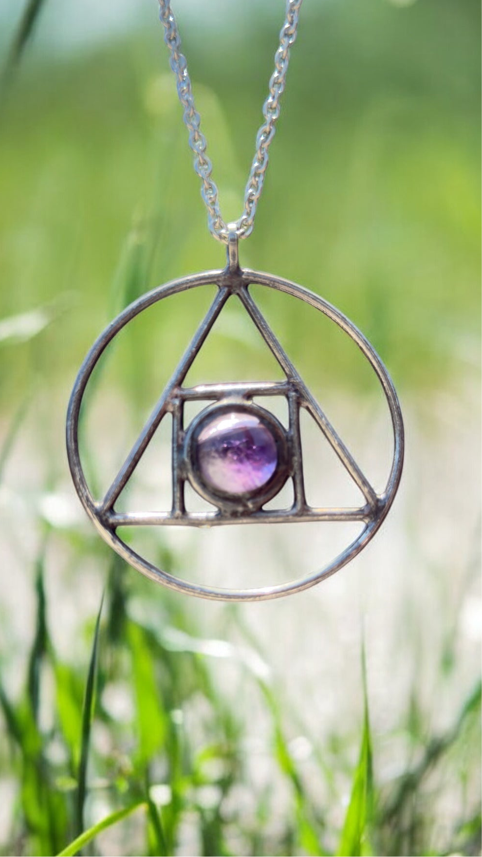 O | Amethyst Necklace