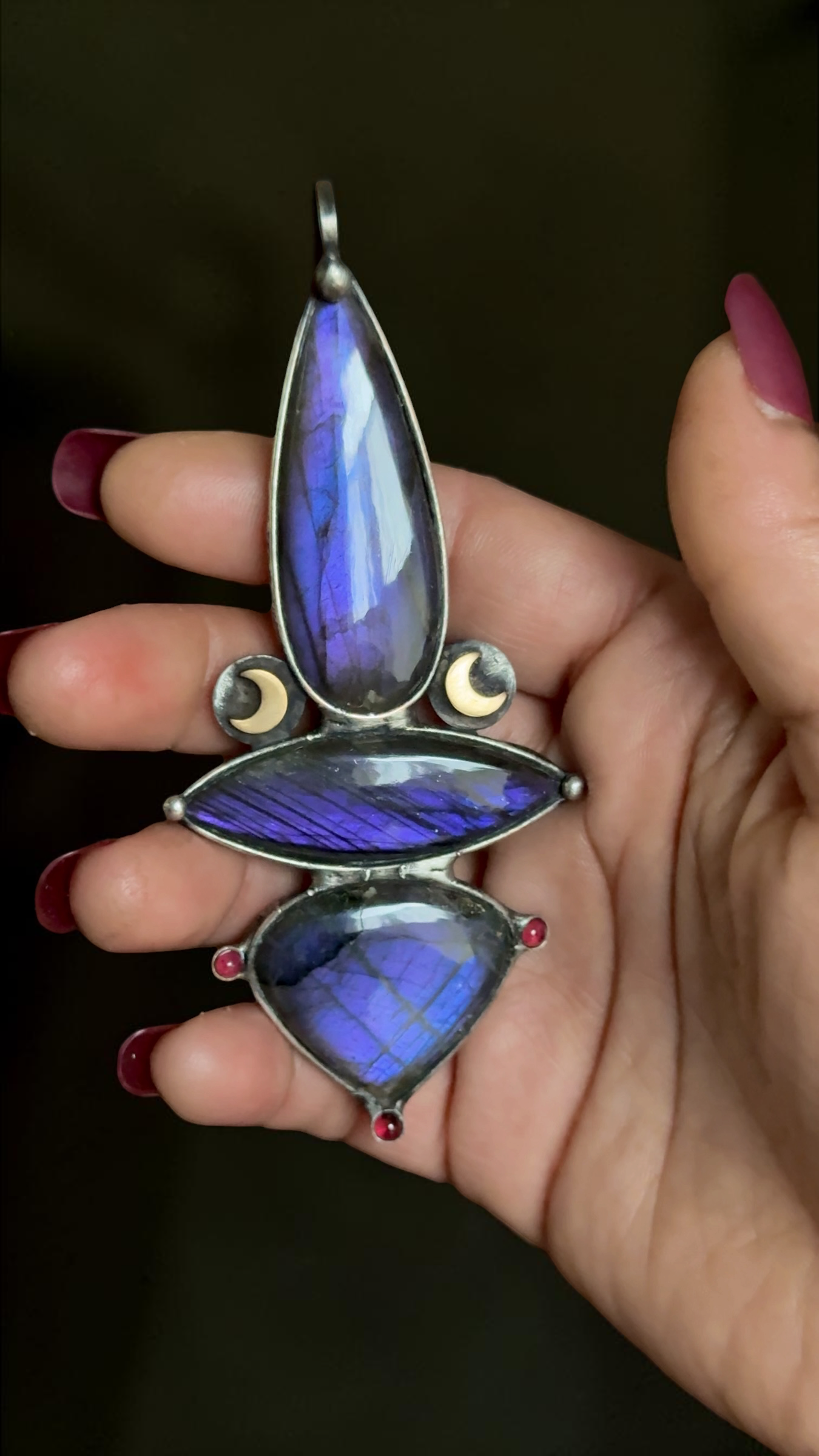 VESPER TRIPTYCH | Labradorite Necklace