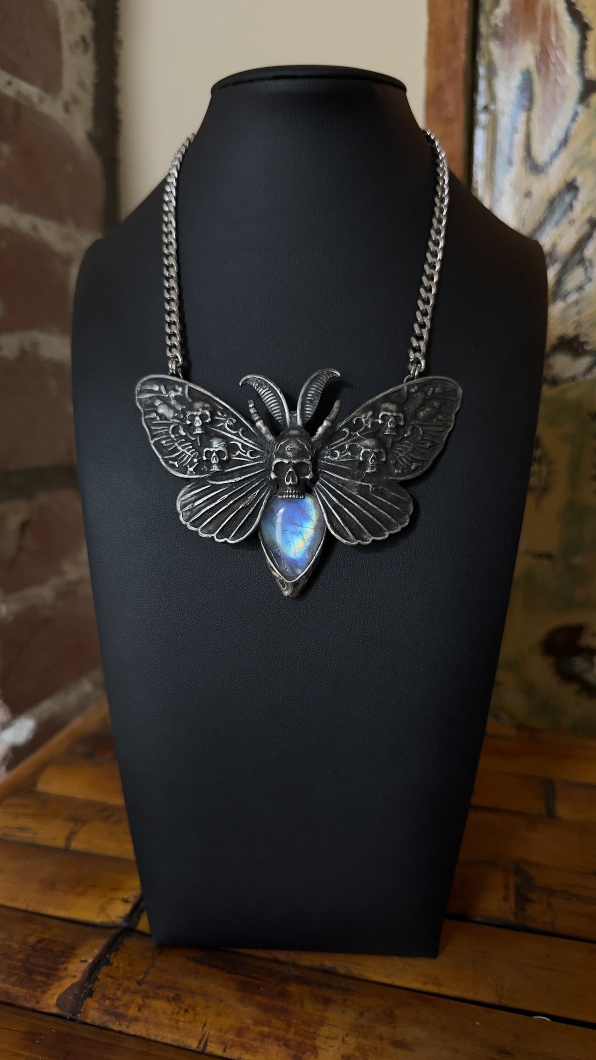 CUSTOM ORDER | Rainbow Moonstone Necklace