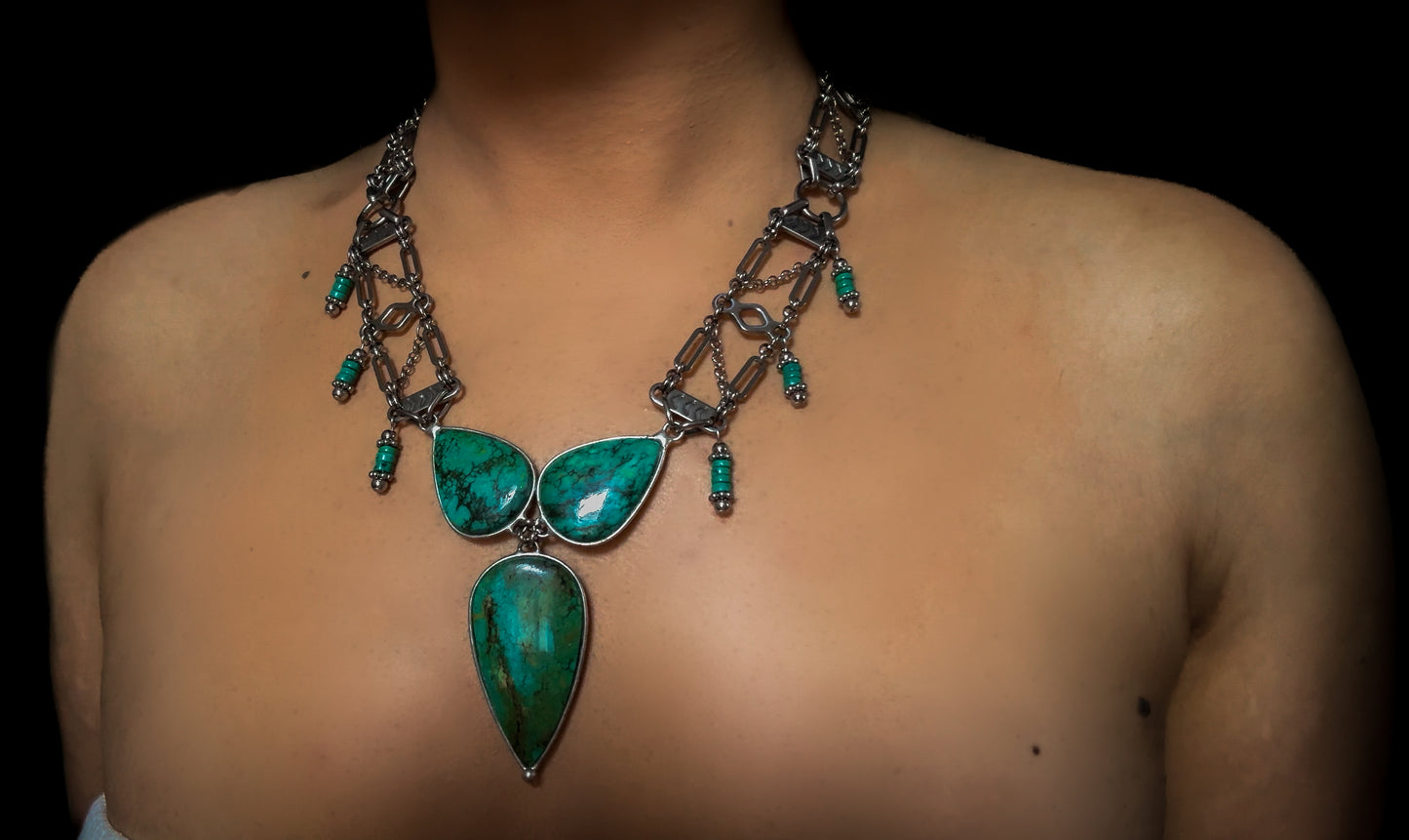 AETHRA | Tibetan Turquoise Necklace
