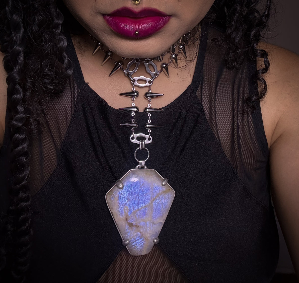 EXUVIAE | Rainbow Moonshine Necklace