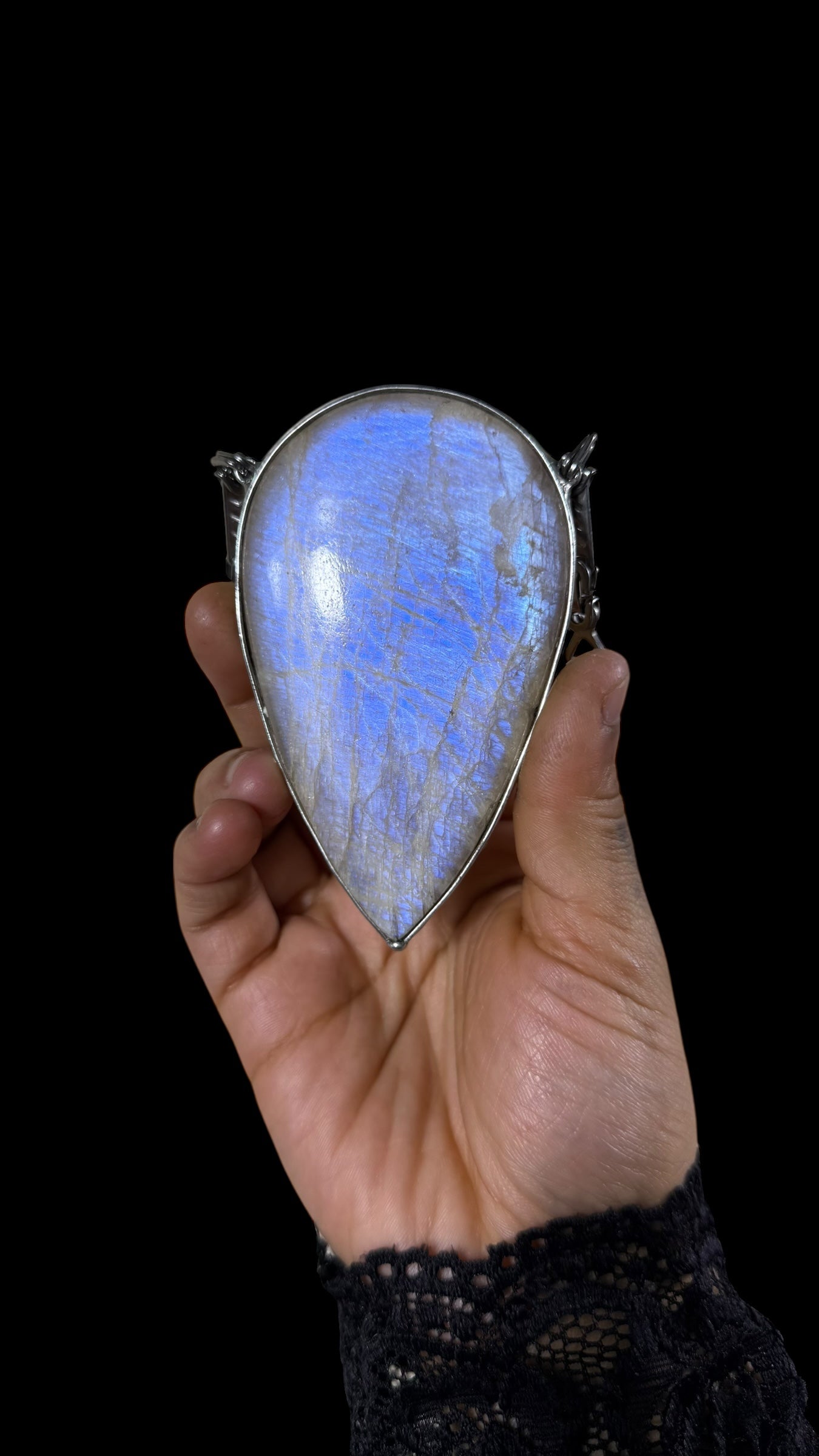 Aahana | Rainbow Moonstone Necklace