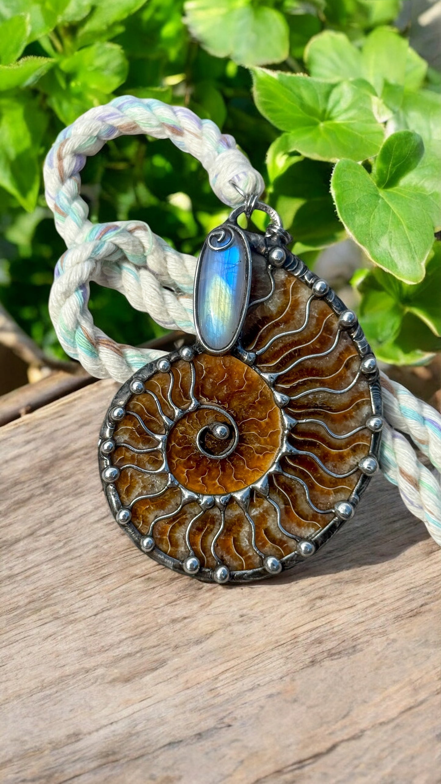 Ananta | Ammonite Necklace
