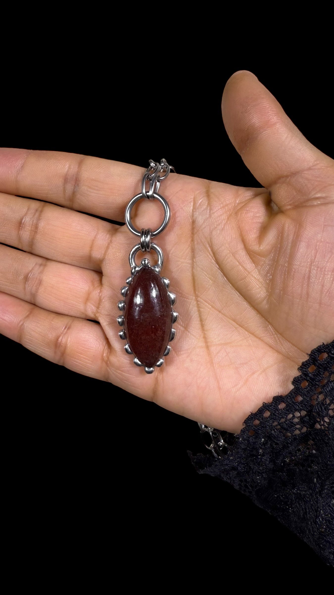 Etana | Cherry Quartz Necklace
