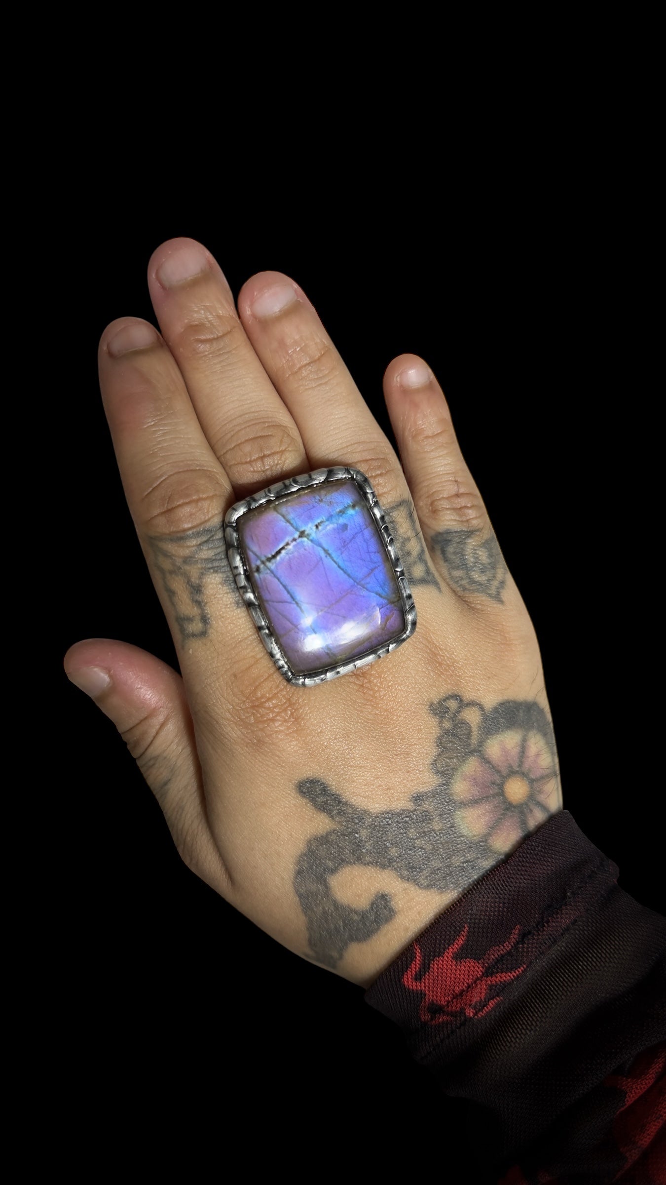 Samriddha | Labradorite Adjustable Ring