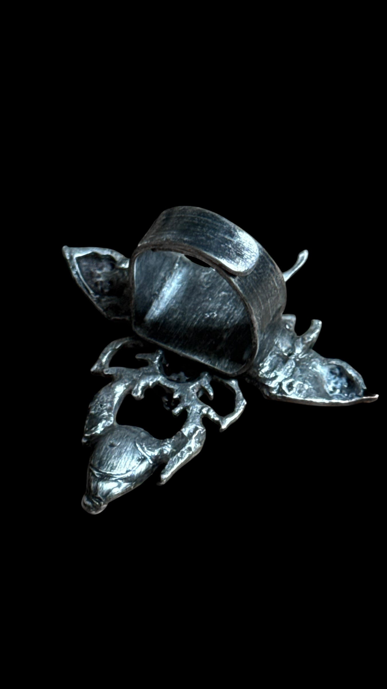 Khepera | Ethiopian Opal, Peridot, and Amethyst Ring