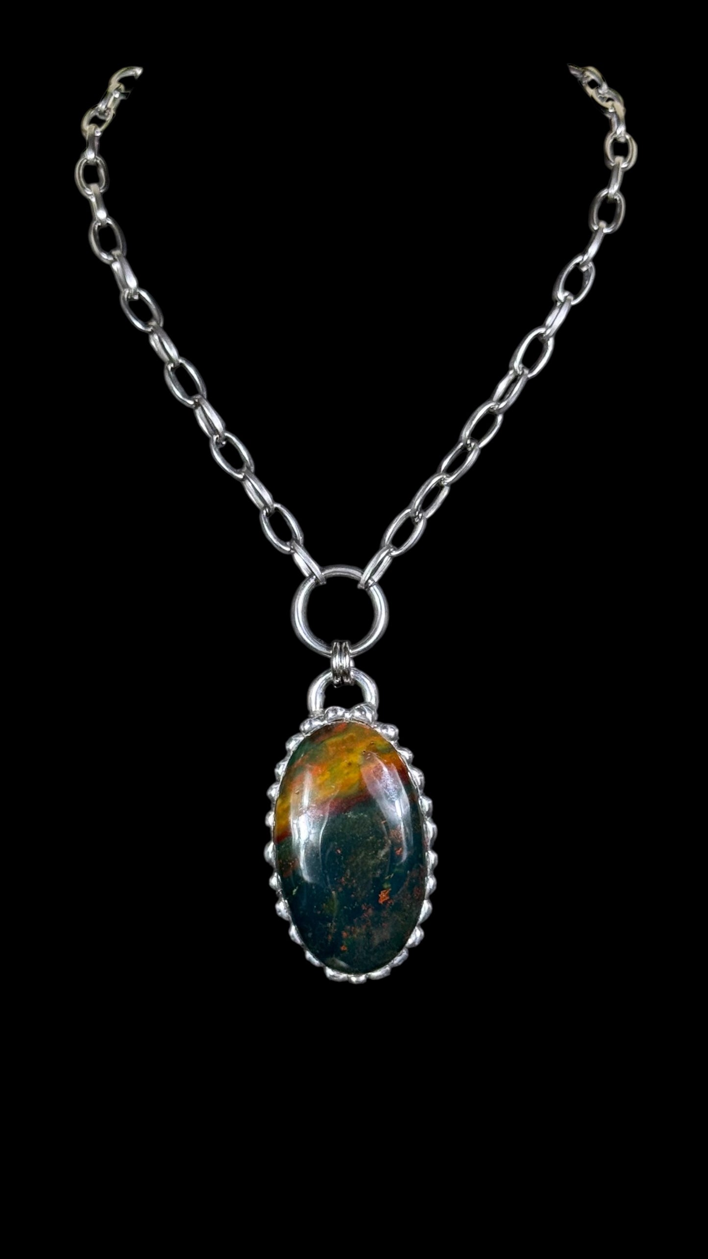 Tikvah | Bloodstone Necklace
