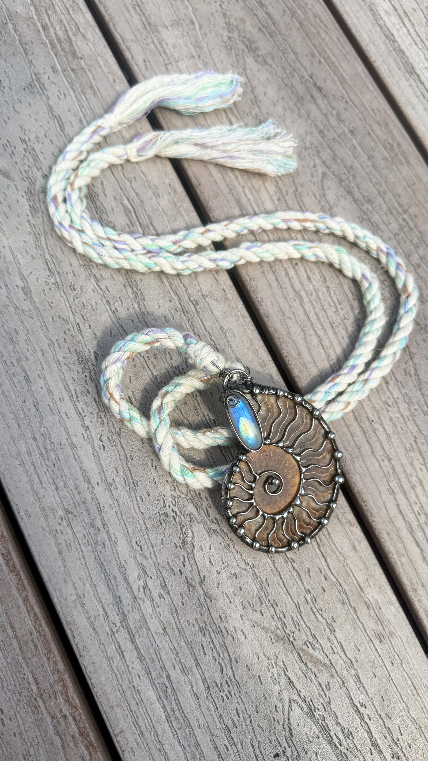 Ananta | Ammonite Necklace