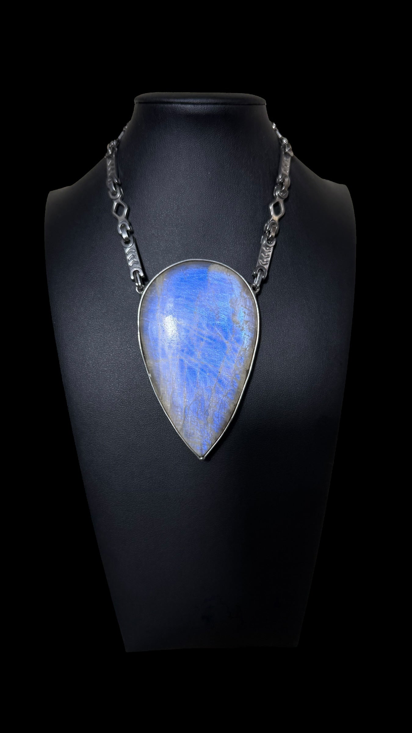 Aahana | Rainbow Moonstone Necklace