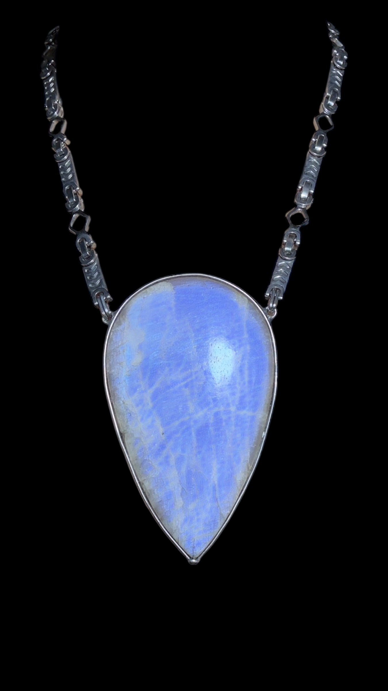 Aahana | Rainbow Moonstone Necklace