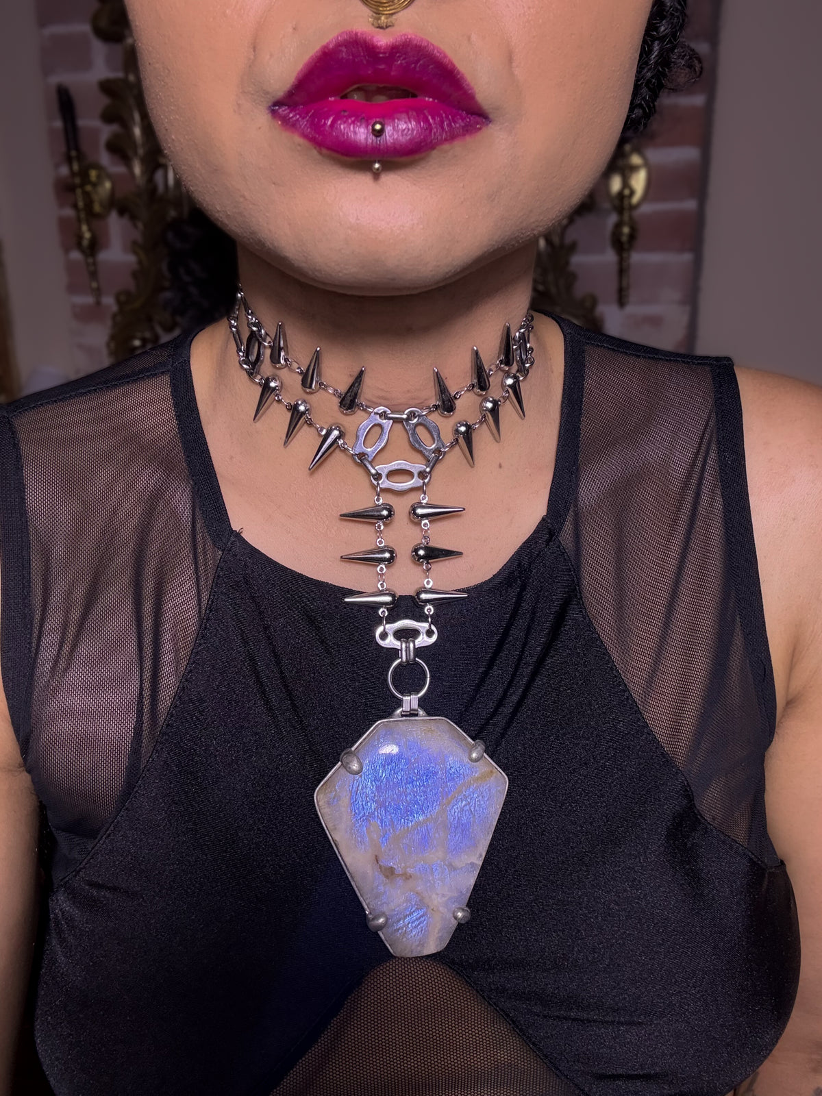 EXUVIAE | Rainbow Moonshine Necklace