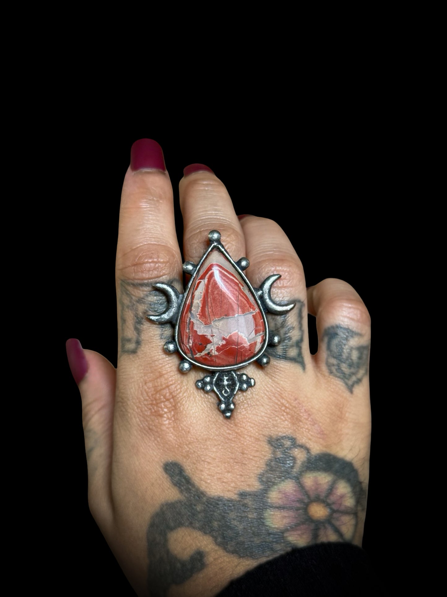 OXBOW | Red River Jasper Adjustable Ring