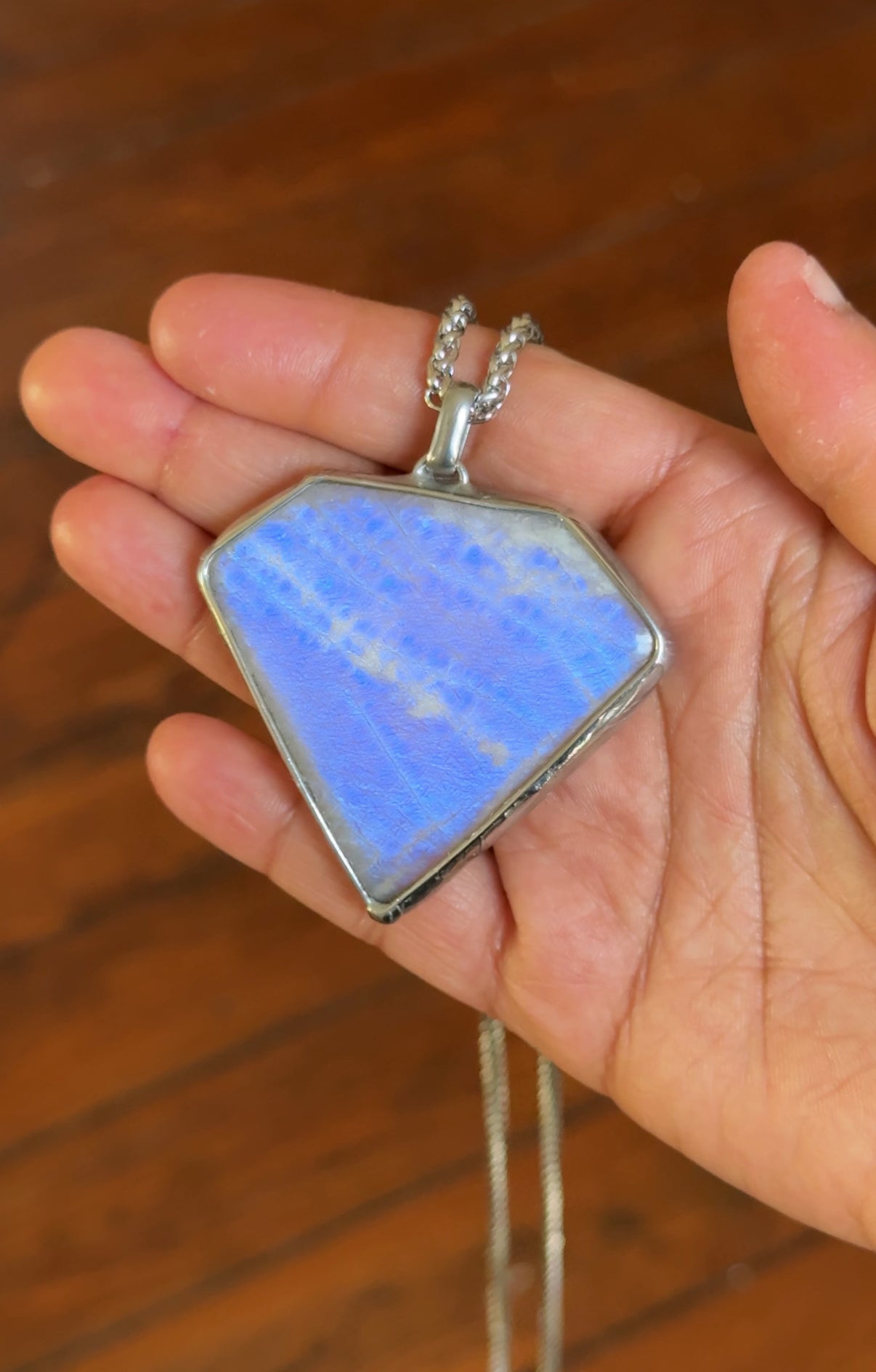 Theofanis| Rainbow Moonstone Necklace
