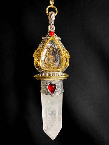 Bodhisattva  | Garnet Necklace