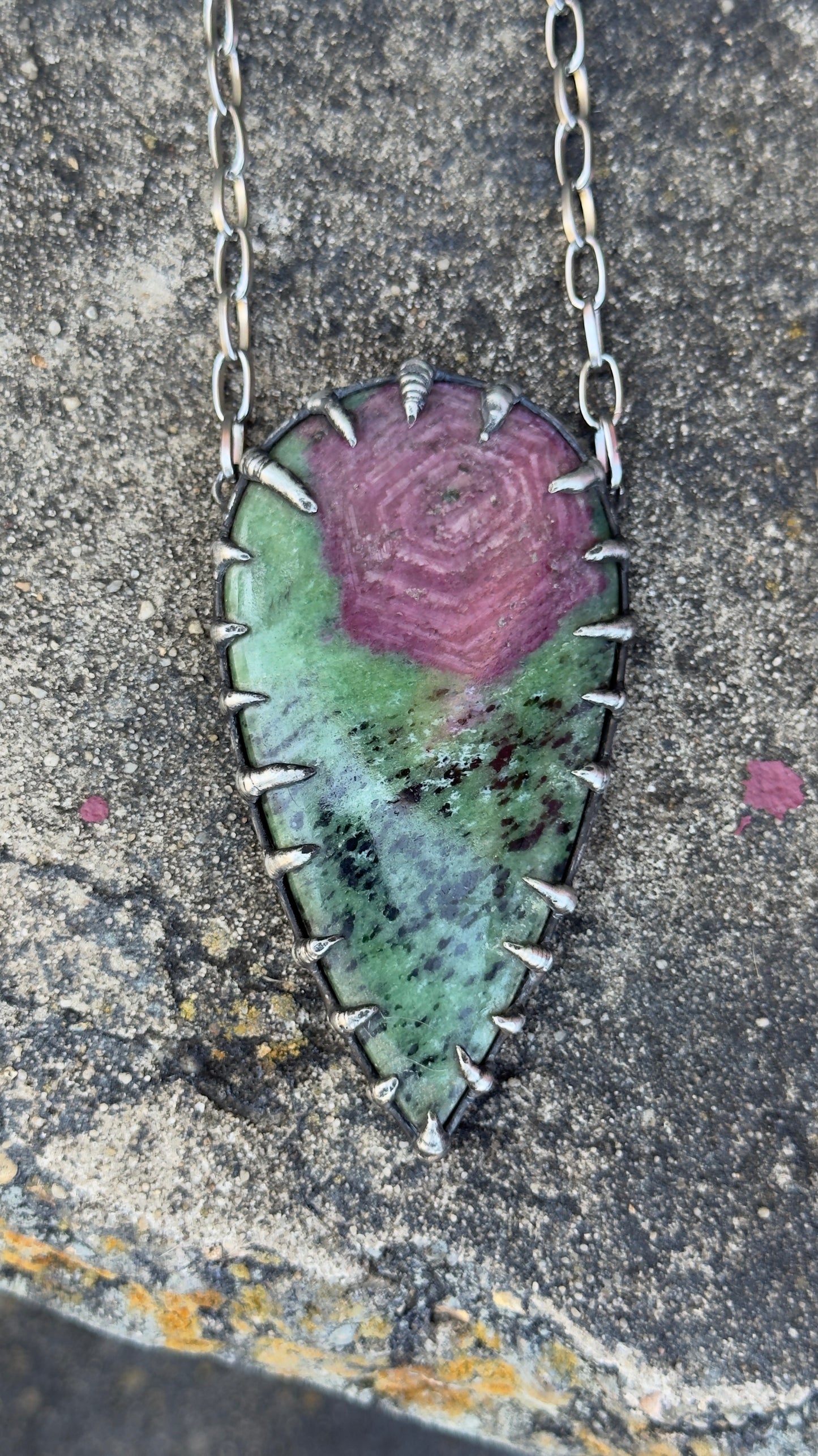 Valerius | Ruby Zoisite Necklace