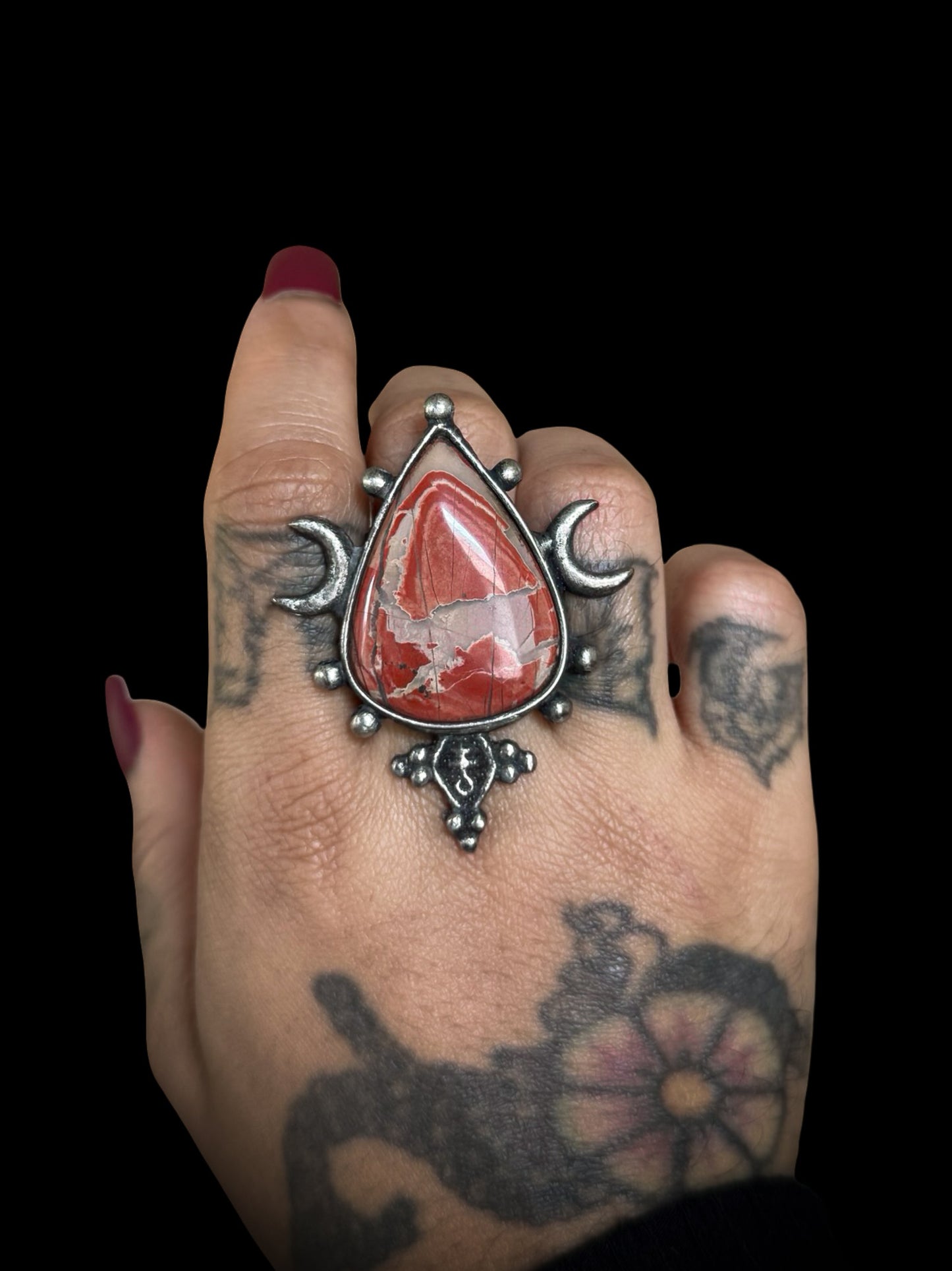 OXBOW | Red River Jasper Adjustable Ring