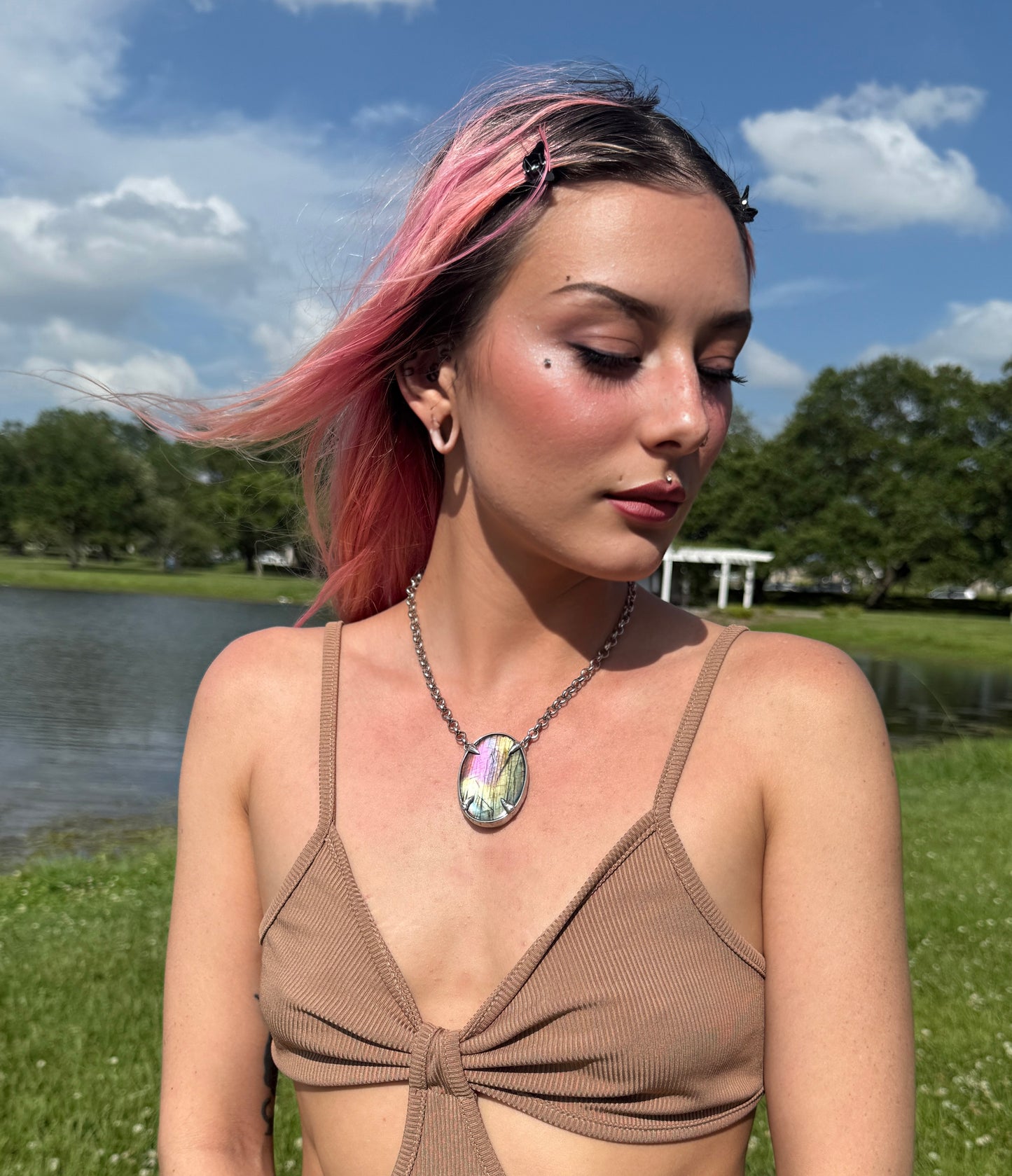 Farouk | Labradorite Necklace