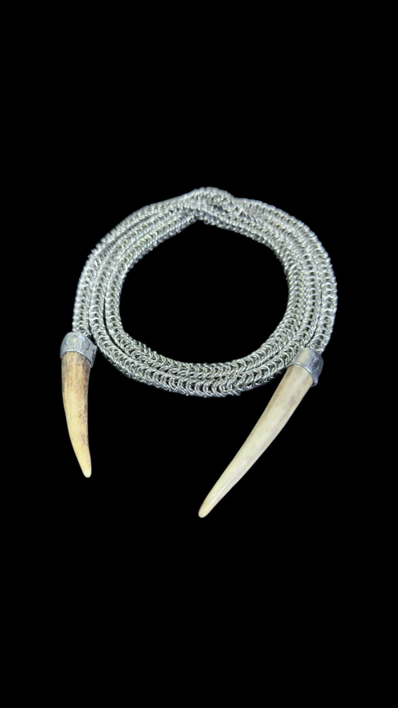 Davina | Antler Chainmaille Necklace