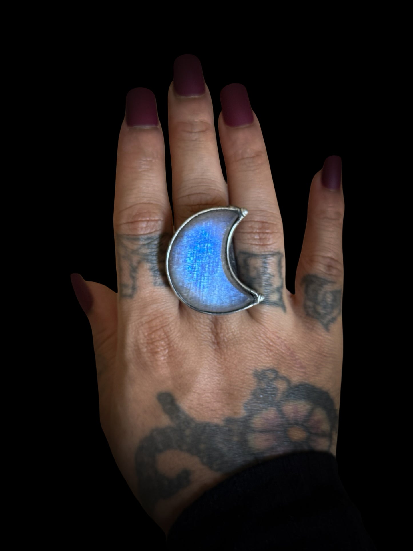 WANE | Rainbow Moonstone Adjustable Ring