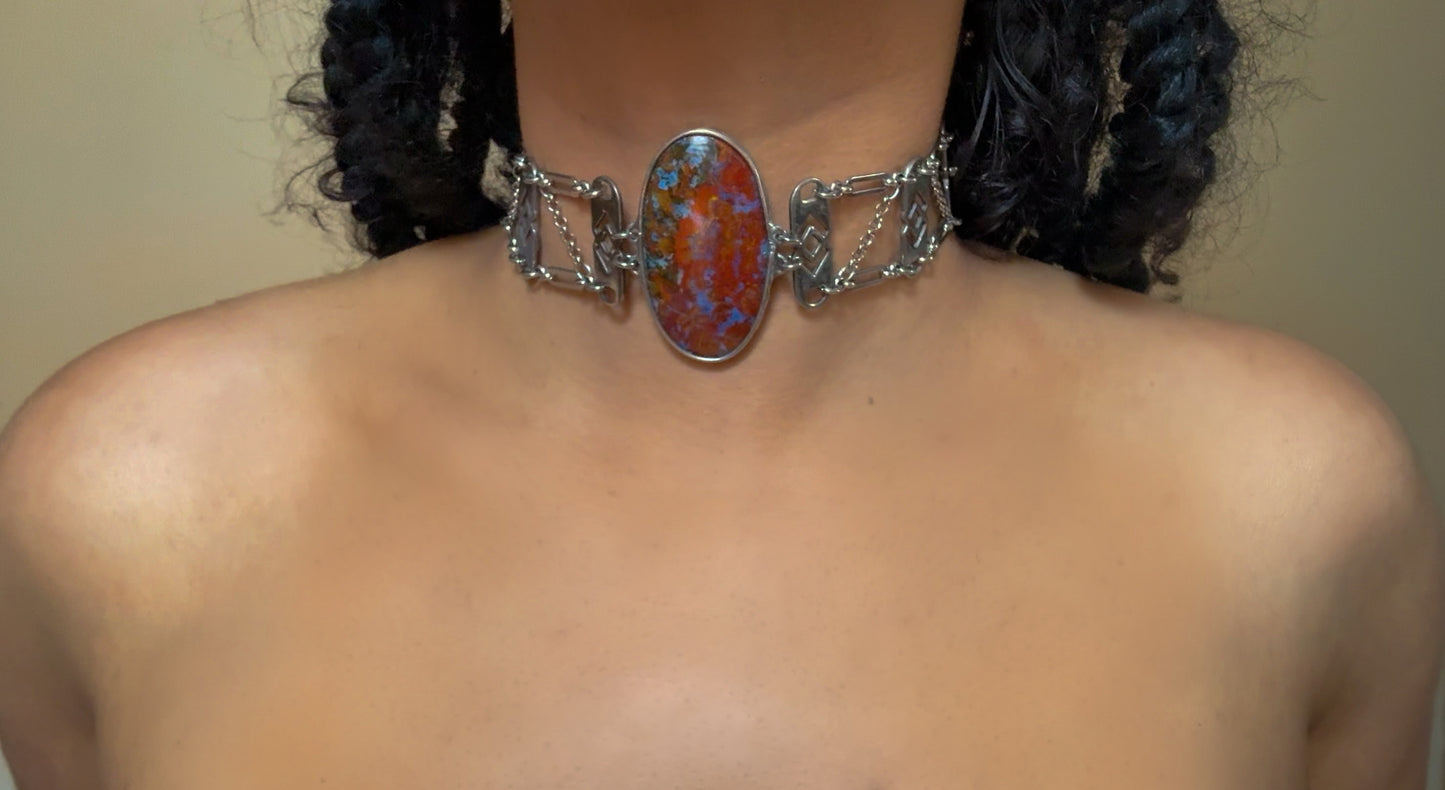 AMAUNET | Hungarian Agate Choker