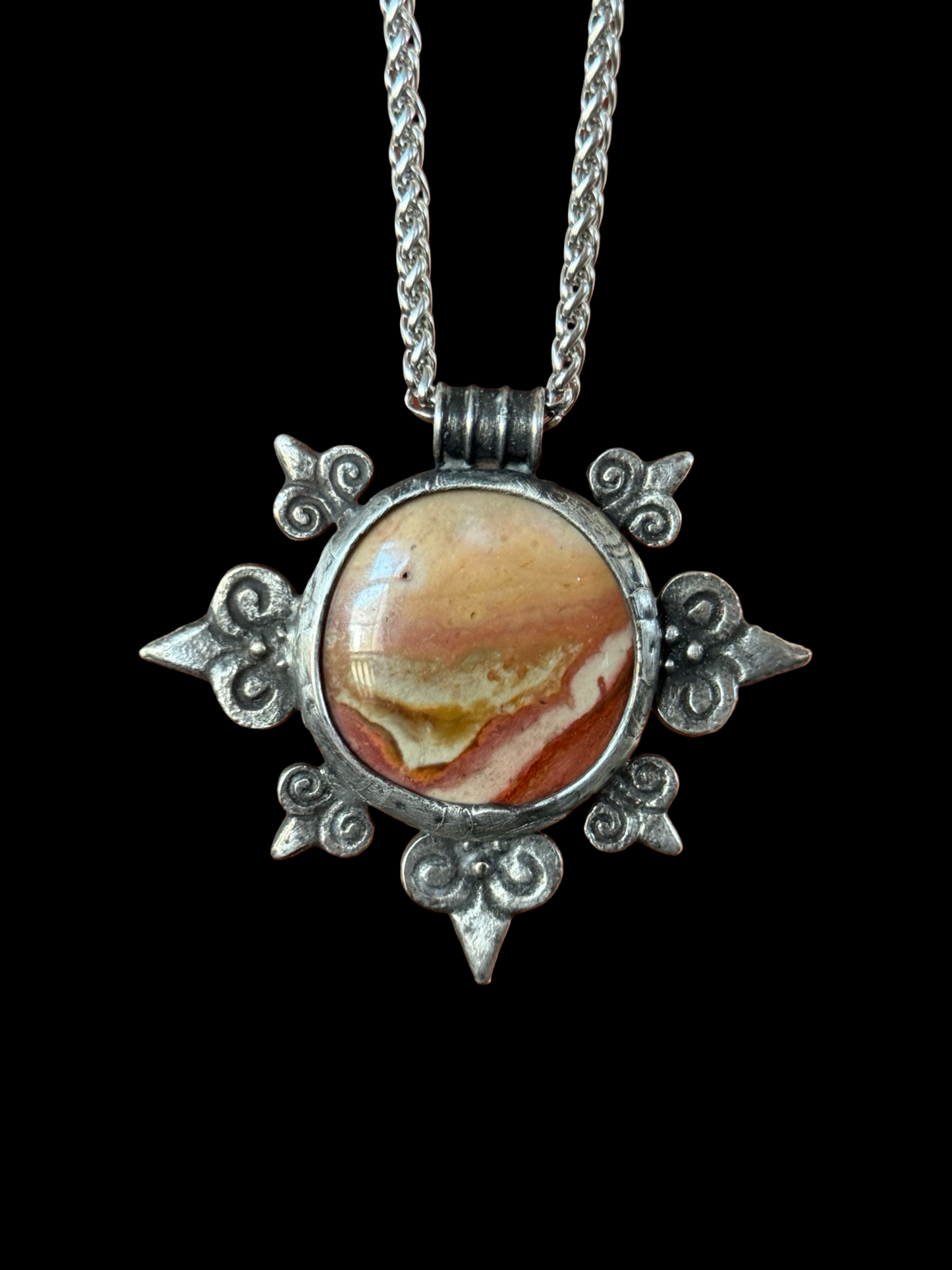 STRATA ROSE | Polychrome Jasper Necklace