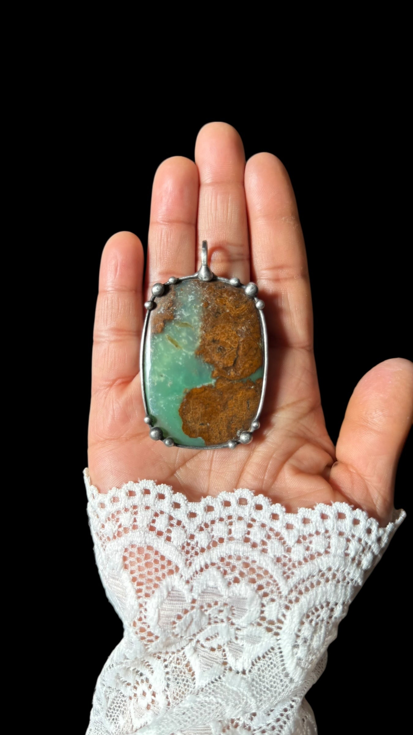 Slyvan | Chrysoprase Necklace