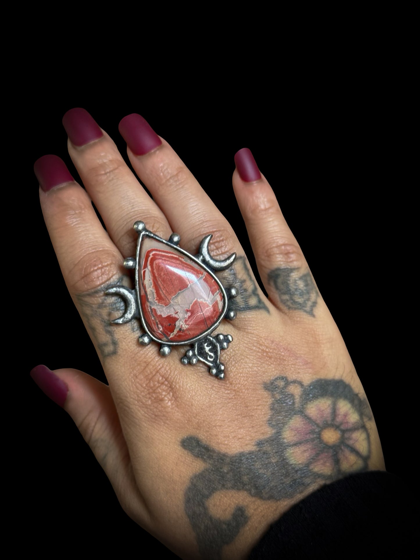 OXBOW | Red River Jasper Adjustable Ring