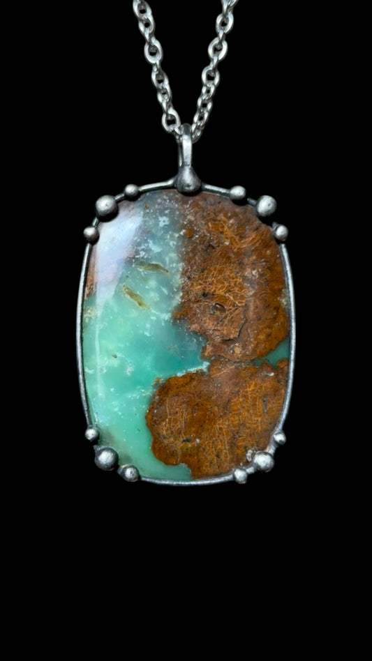 Slyvan | Chrysoprase Necklace
