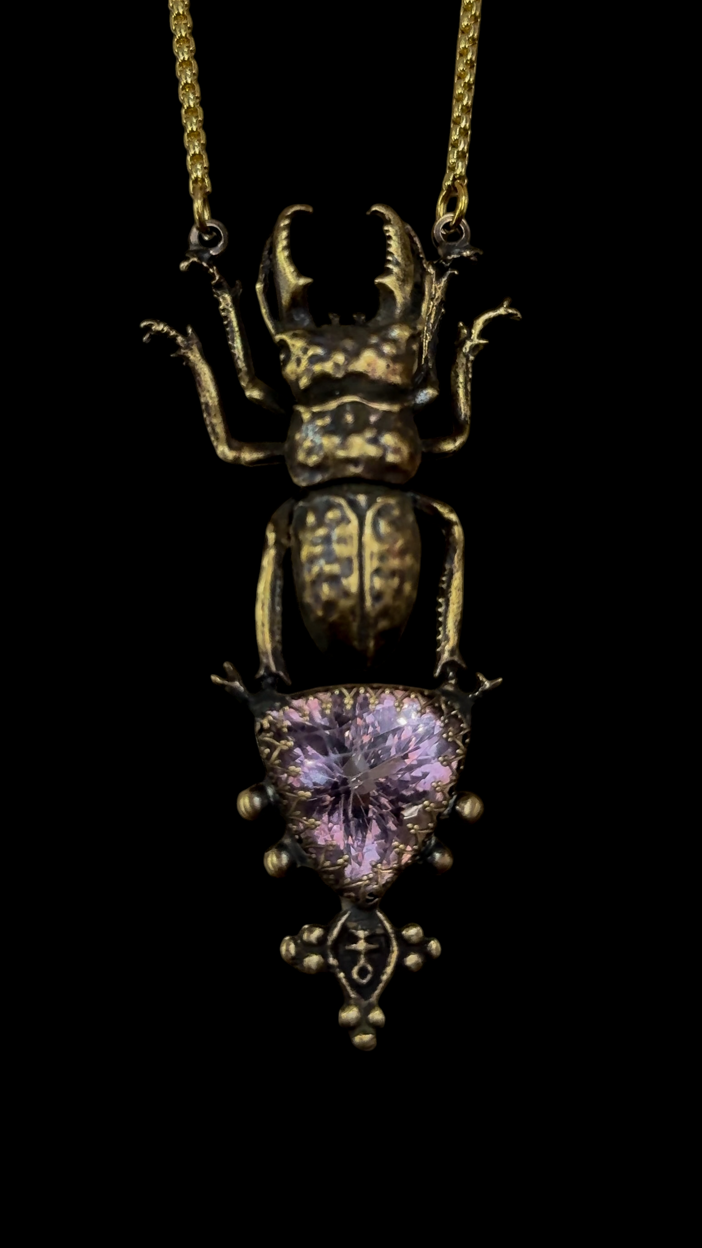 VIOLET FLAME RELIC | Amethyst Necklace