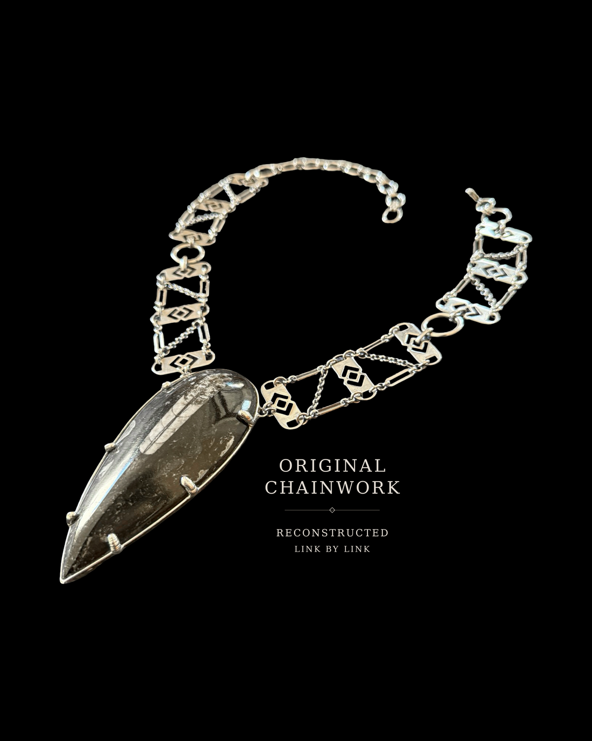 VETUSTA | Orthoceras Fossil Necklace