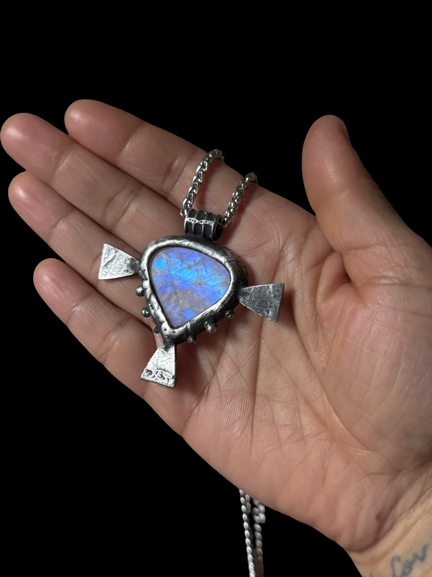 EVOLUTE | Rainbow Moonstone Necklace