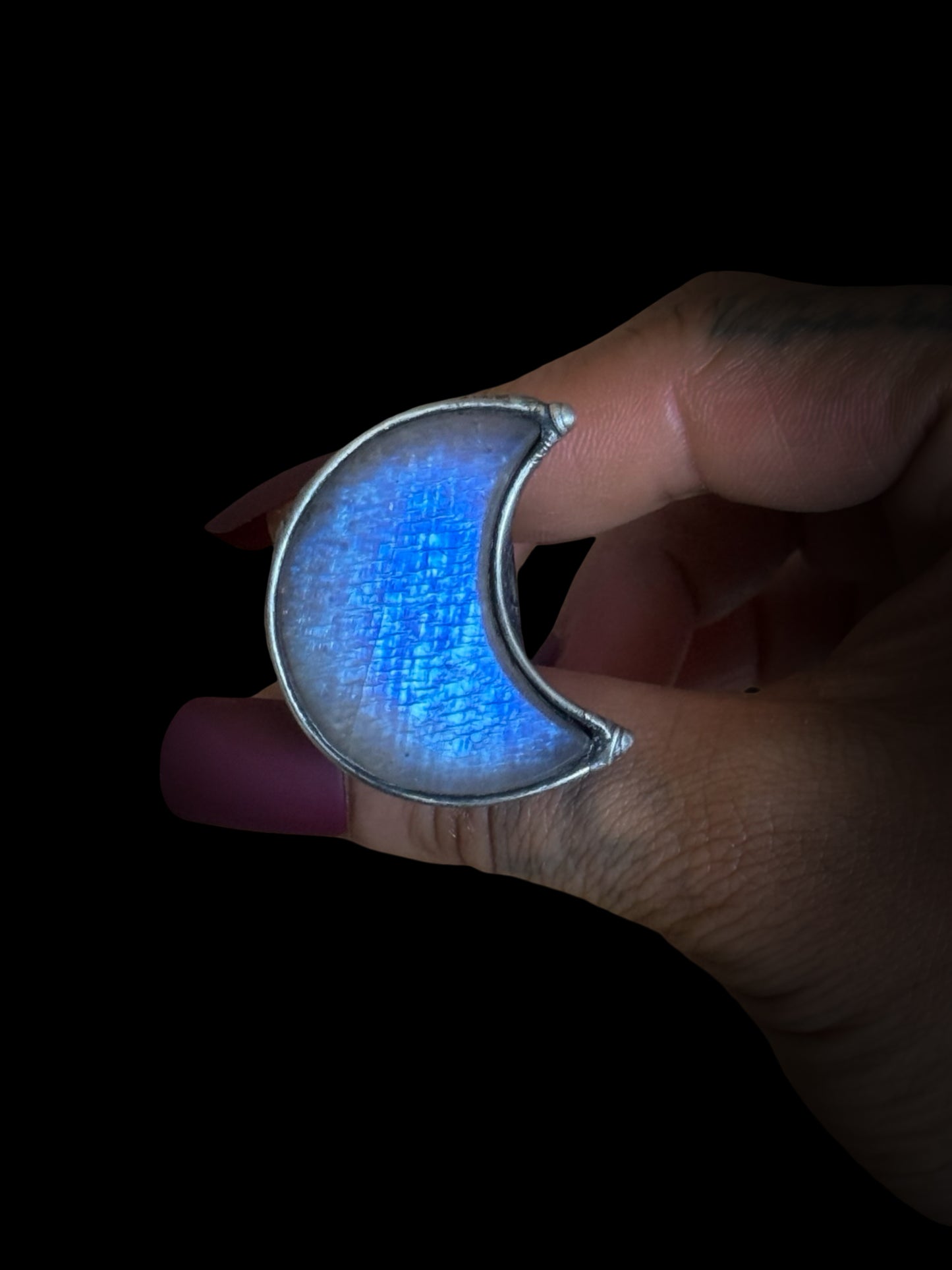 WANE | Rainbow Moonstone Adjustable Ring