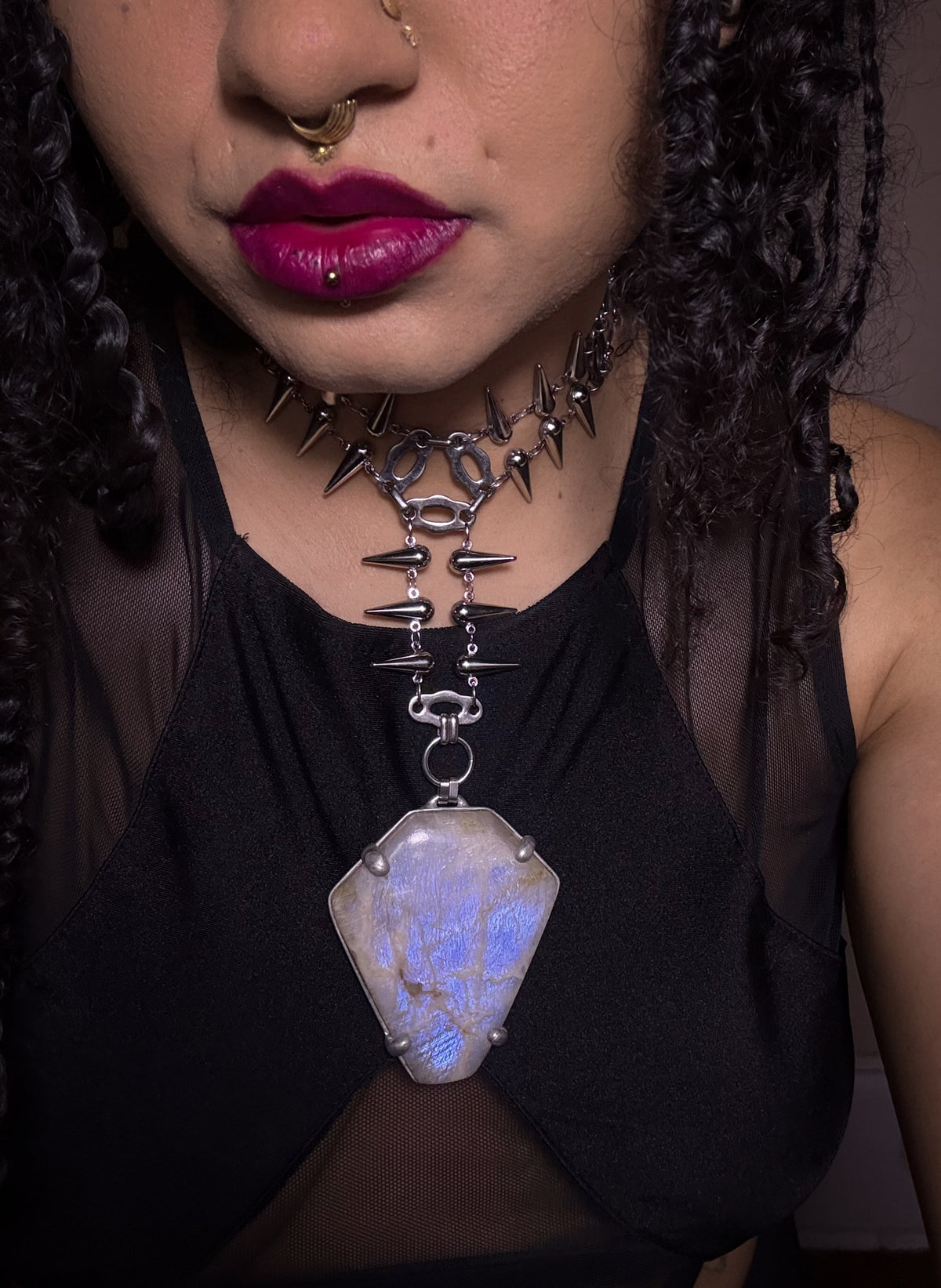 EXUVIAE | Rainbow Moonshine Necklace