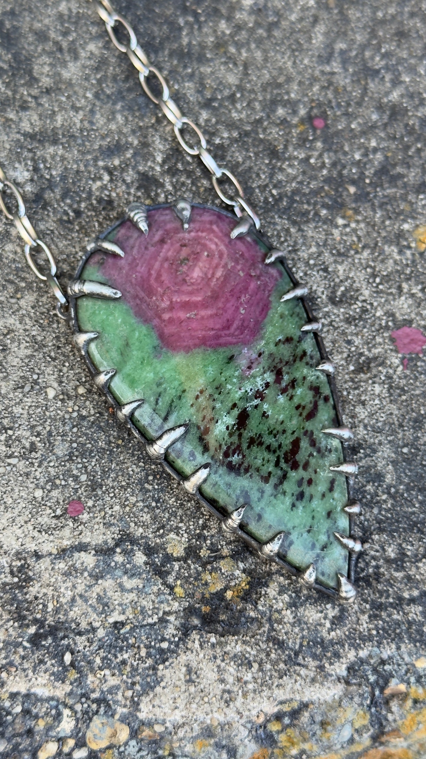Valerius | Ruby Zoisite Necklace