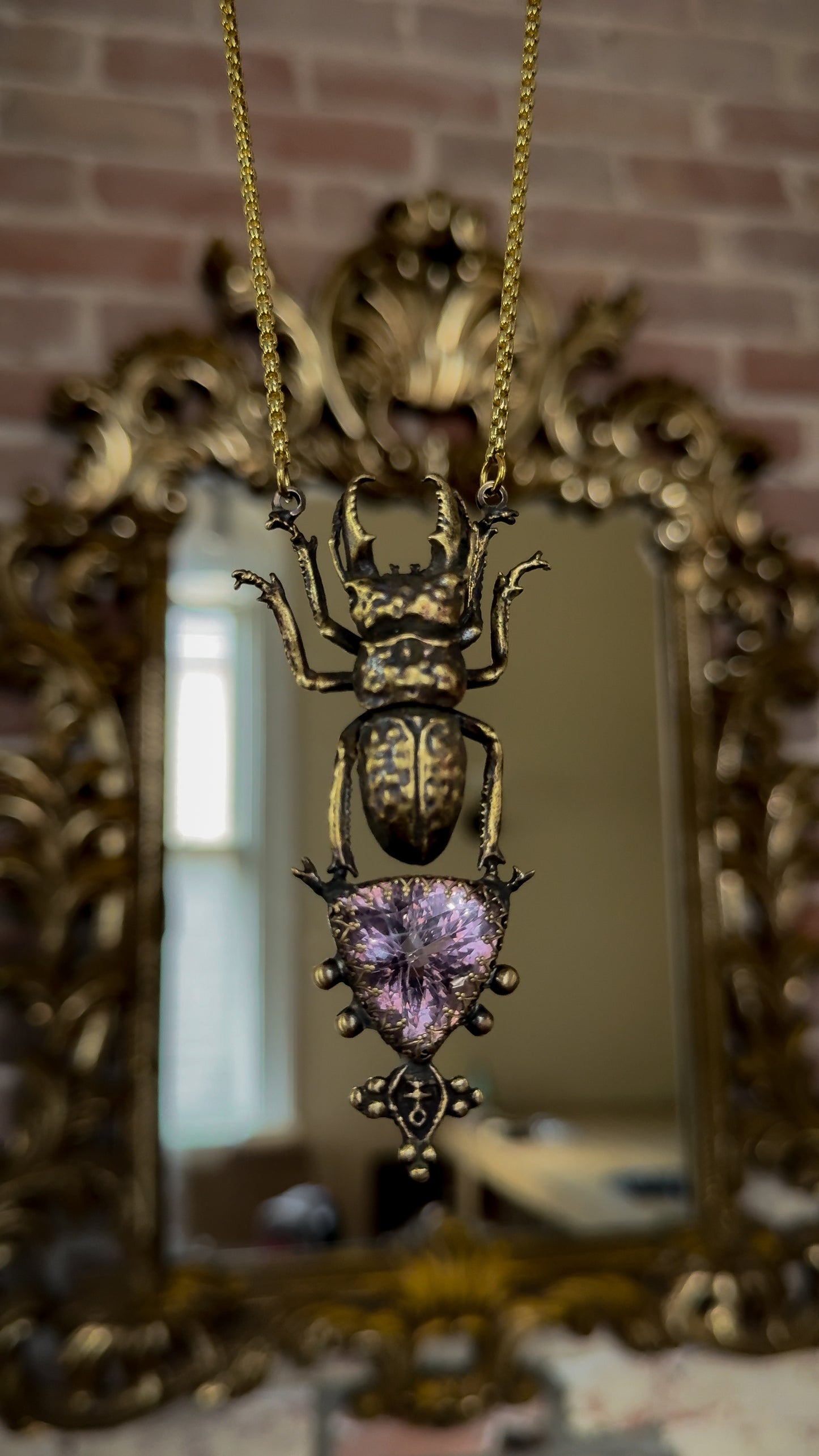 VIOLET FLAME RELIC | Amethyst Necklace