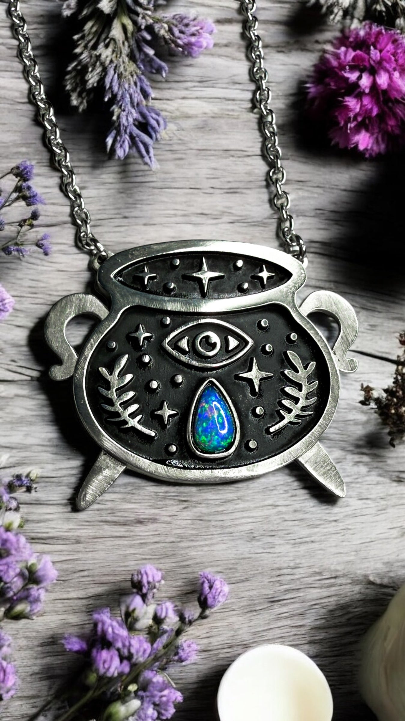 Cauldron | Opal Necklace