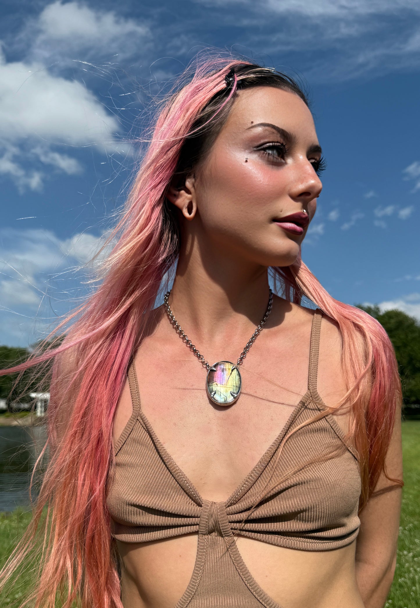 Farouk | Labradorite Necklace