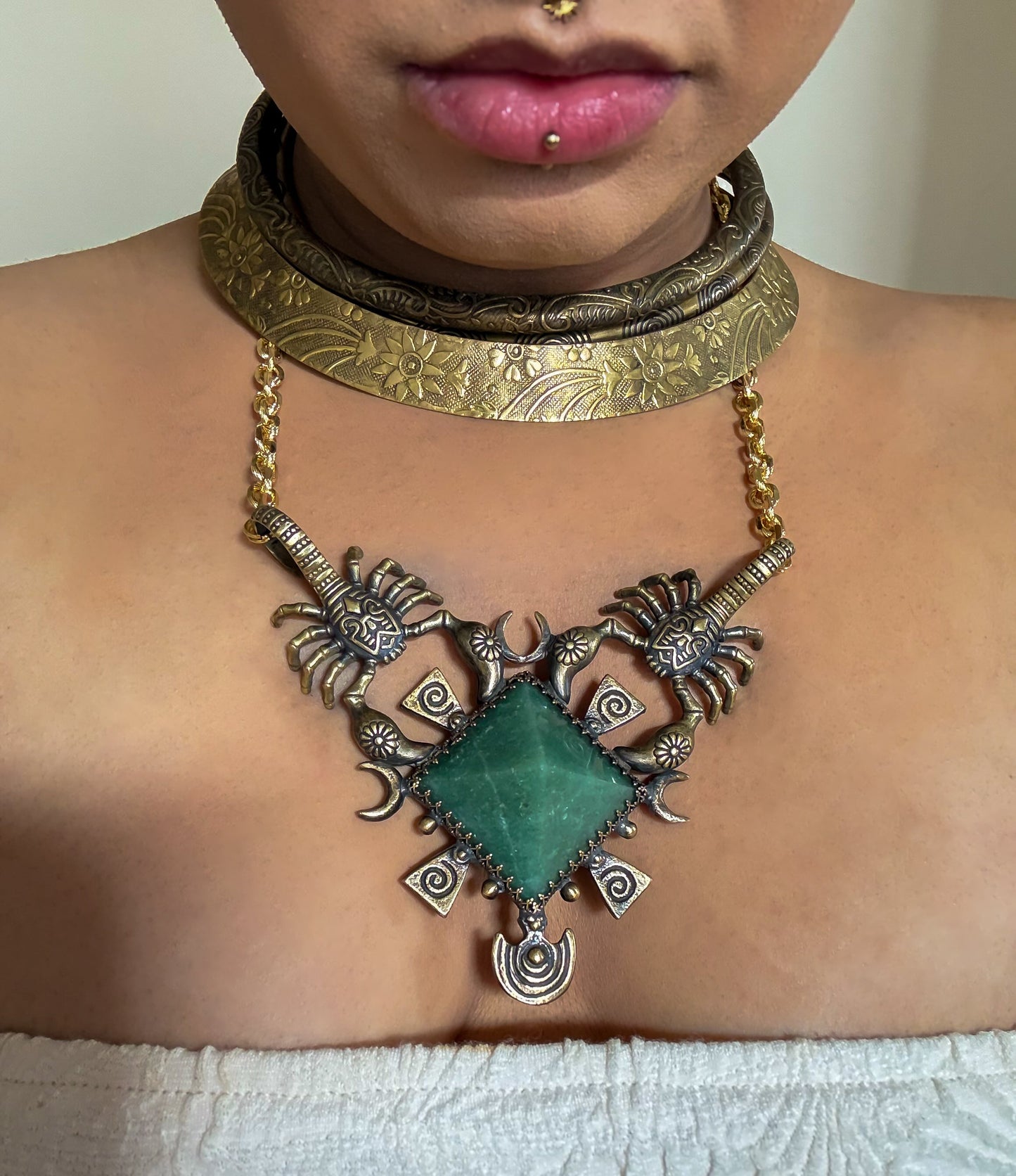 HEART OF IŠḪARA | Aventurine Necklace