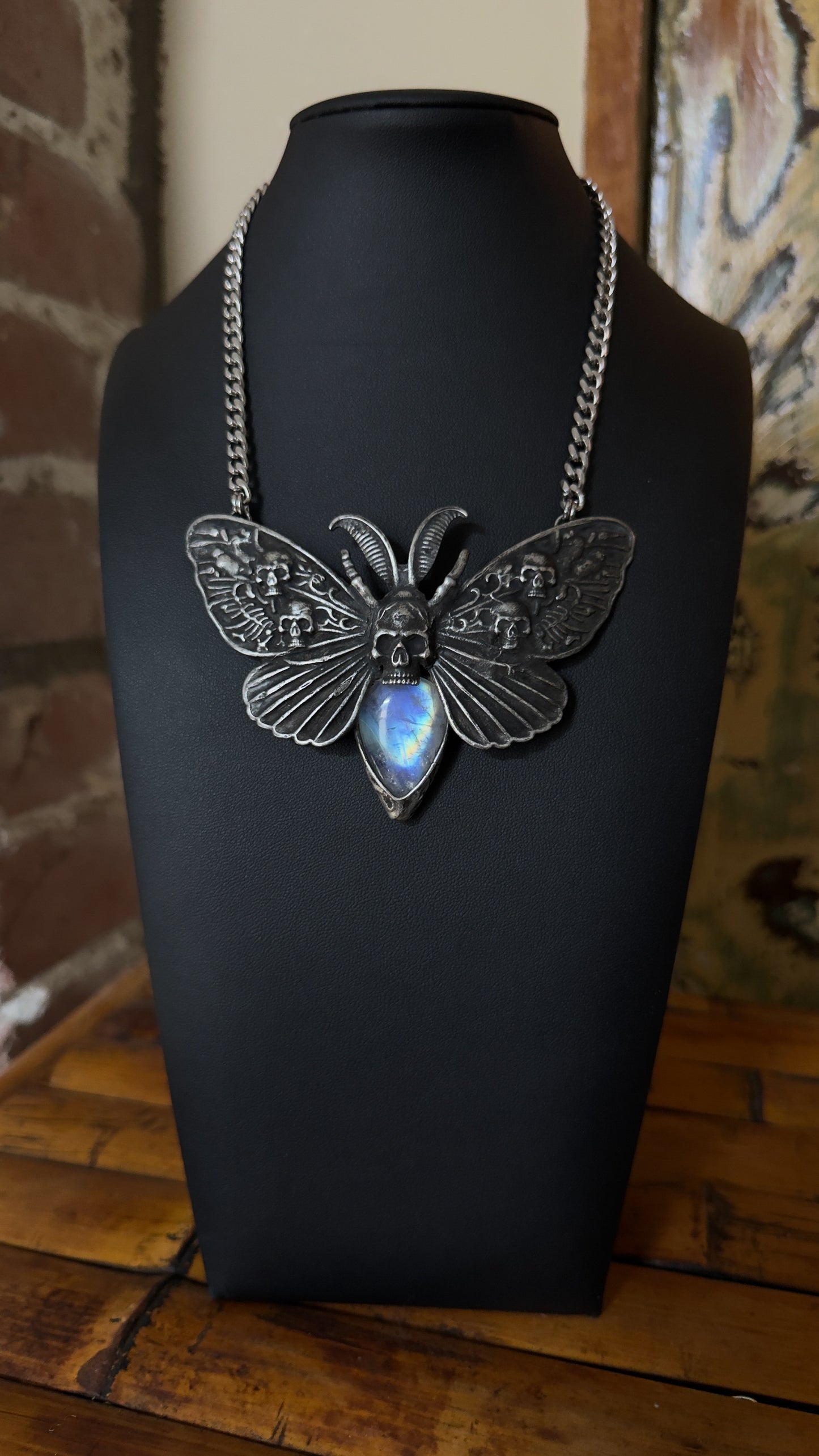 CUSTOM ORDER | Rainbow Moonstone Necklace