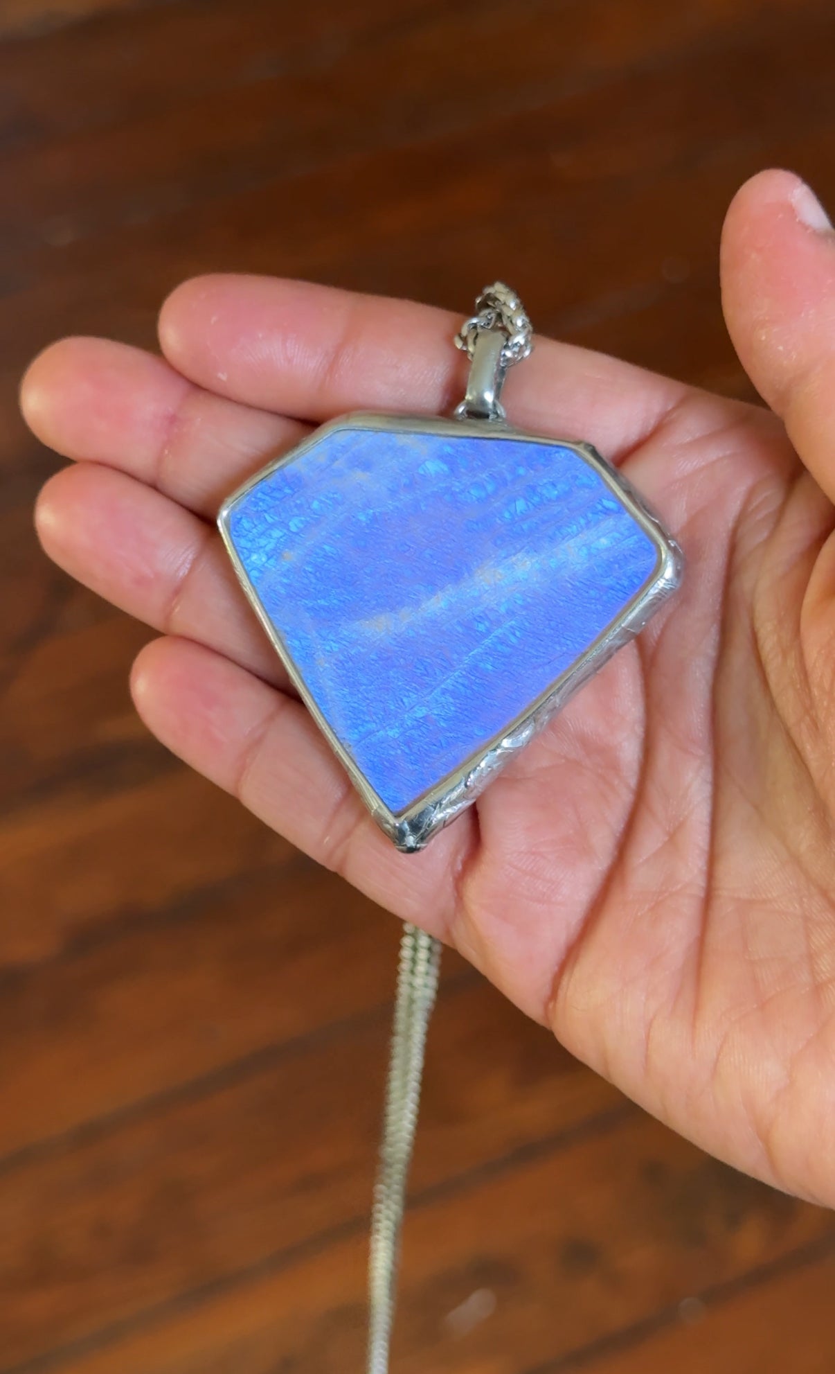 Theofanis| Rainbow Moonstone Necklace