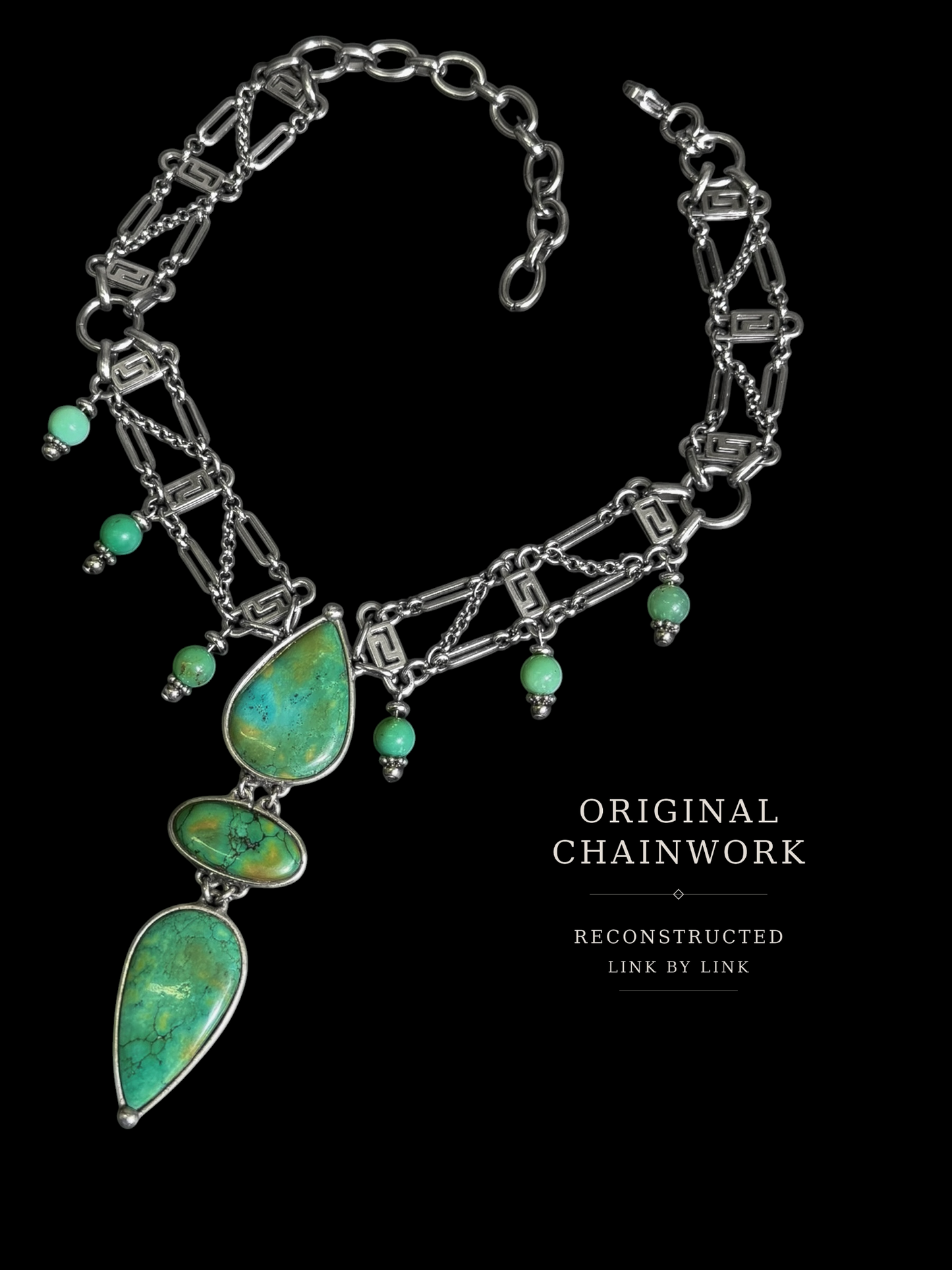 NERIA | Turquoise & Chrysoprase Necklace