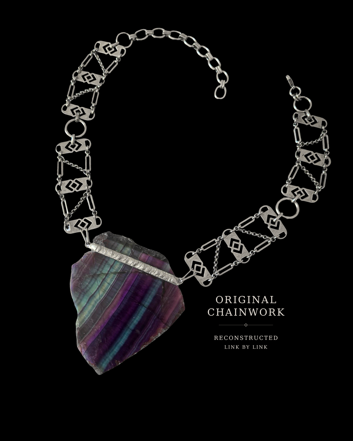 ANÁNKĒ | Fluorite Necklace