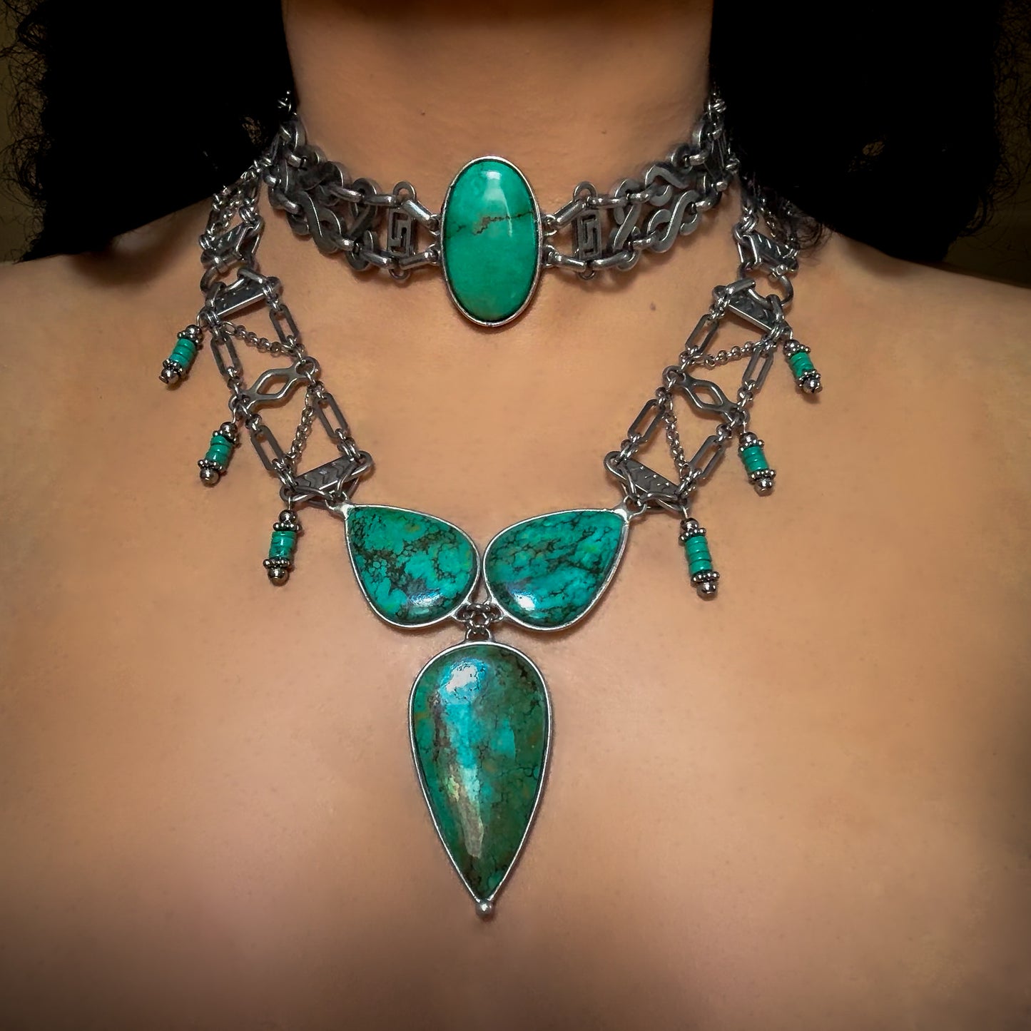 AETHRA | Tibetan Turquoise Necklace