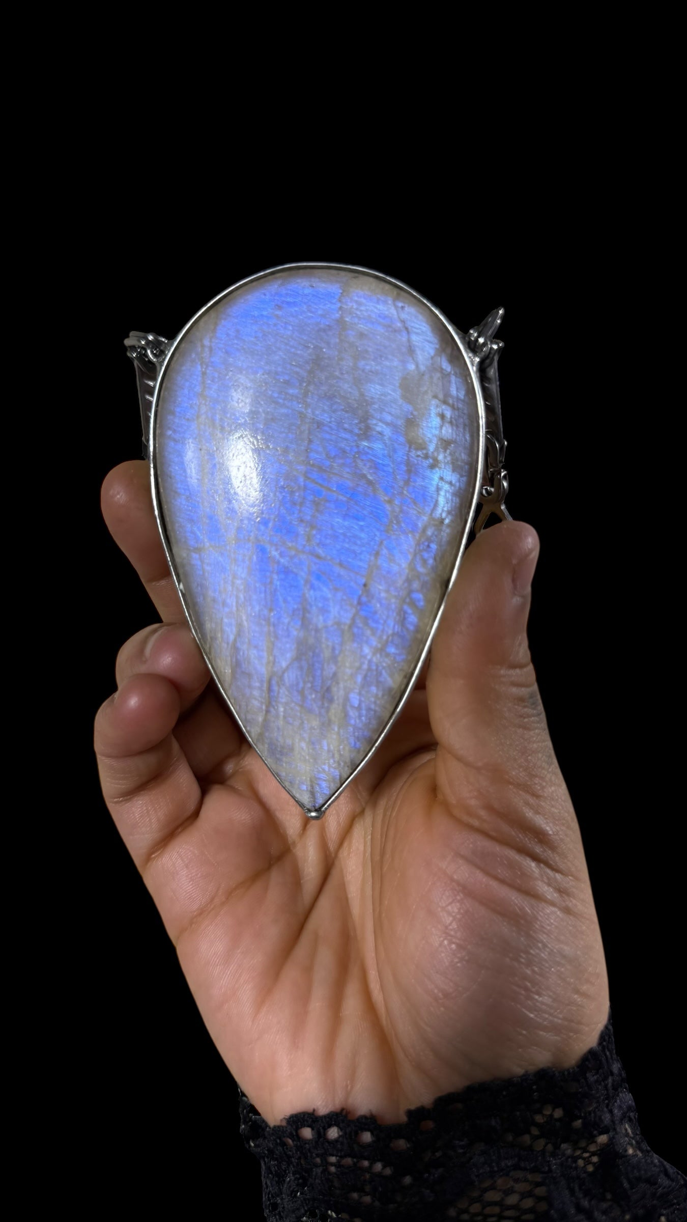 Aahana | Rainbow Moonstone Necklace