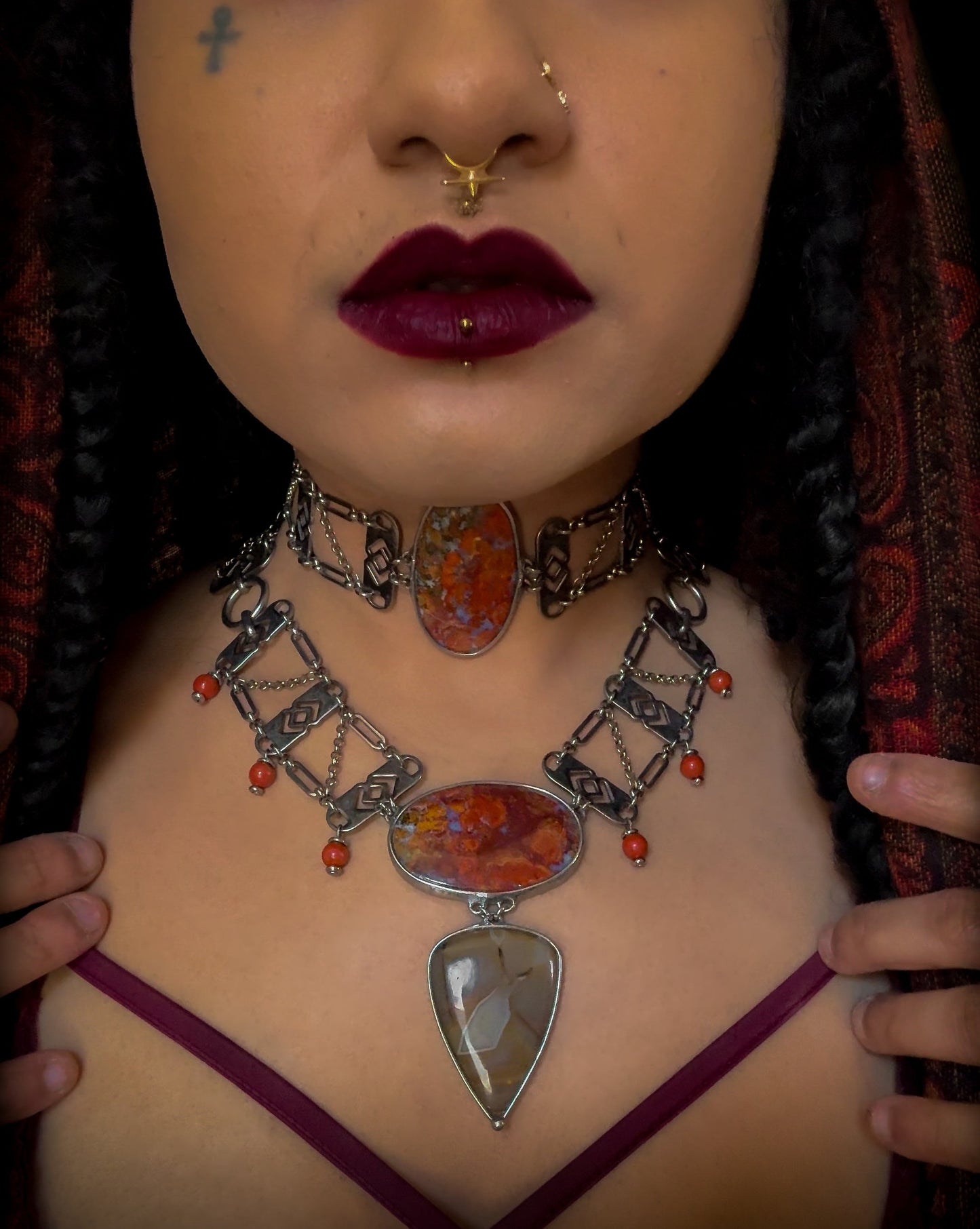 AMAUNET | Hungarian Agate Choker