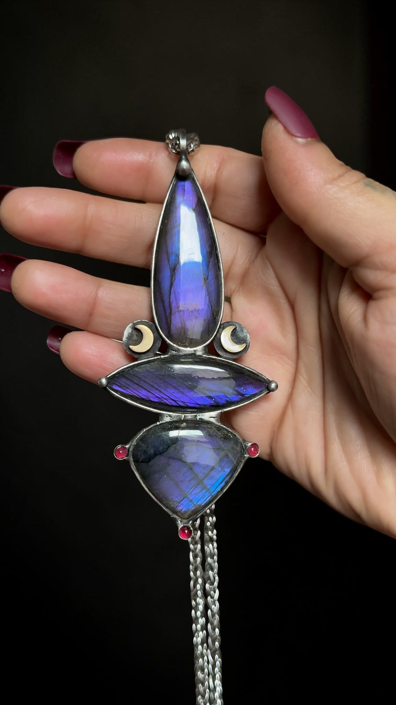 VESPER TRIPTYCH | Labradorite Necklace