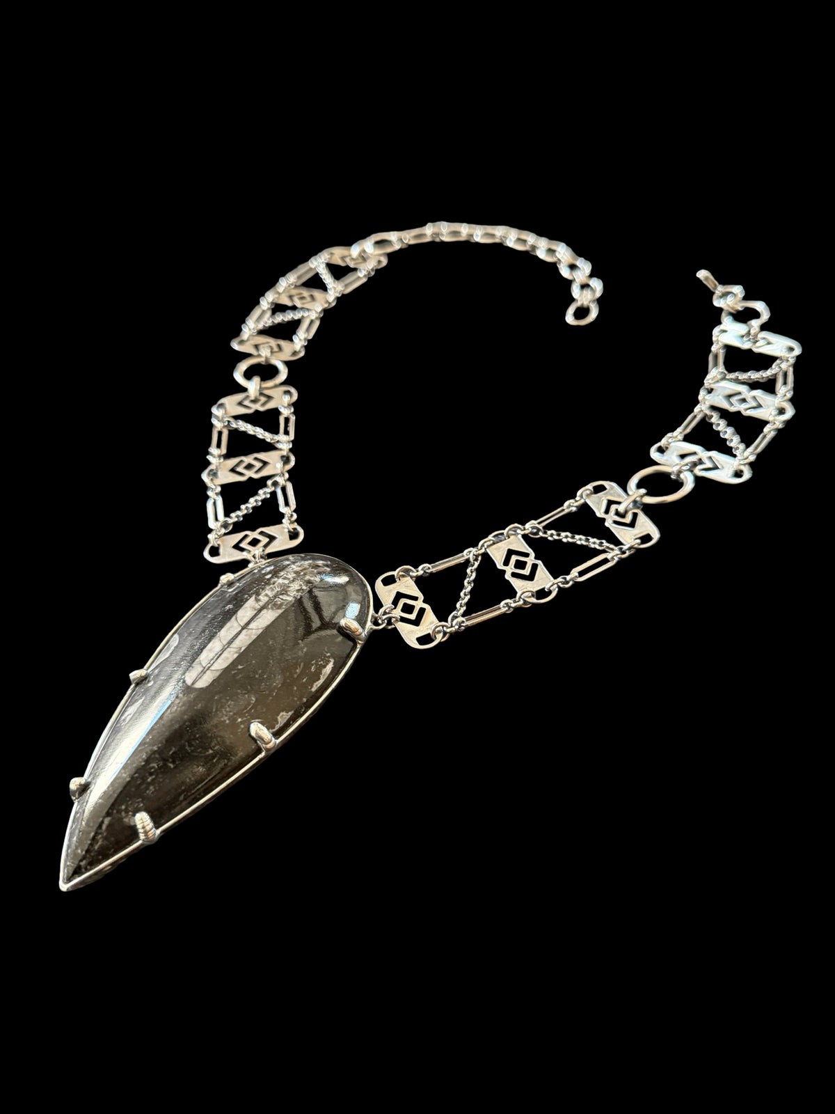 VETUSTA | Orthoceras Fossil Necklace