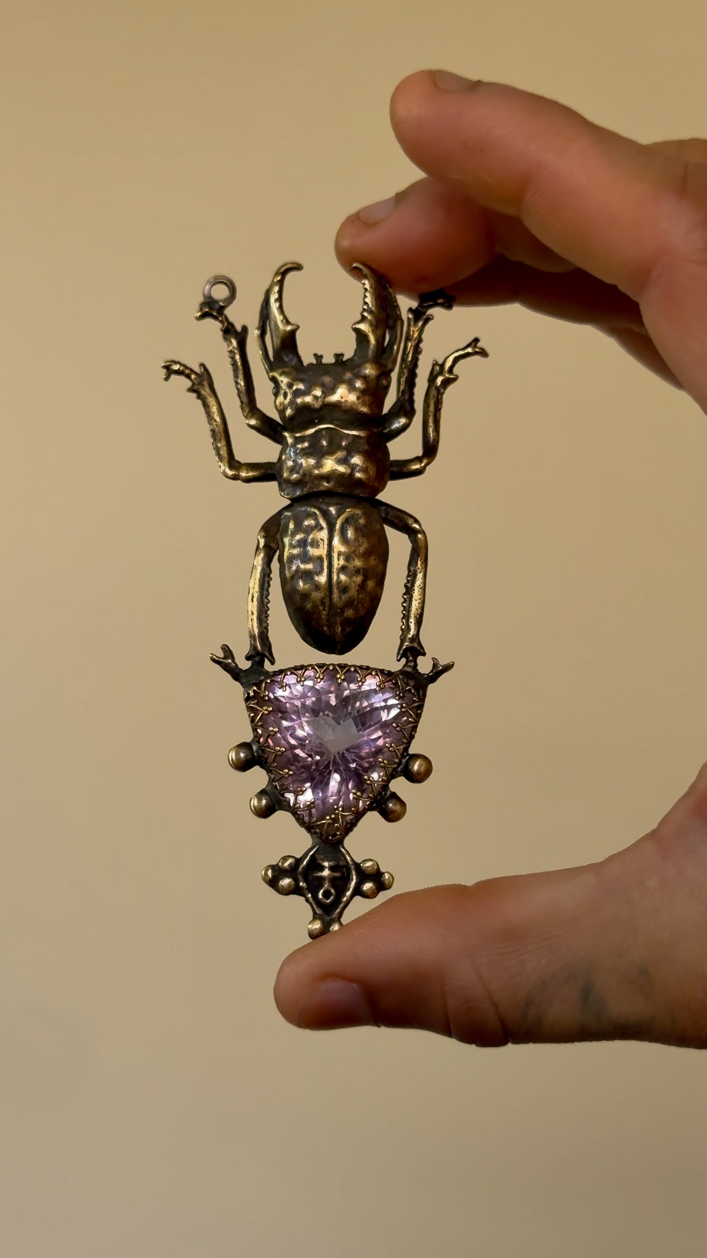 VIOLET FLAME RELIC | Amethyst Necklace